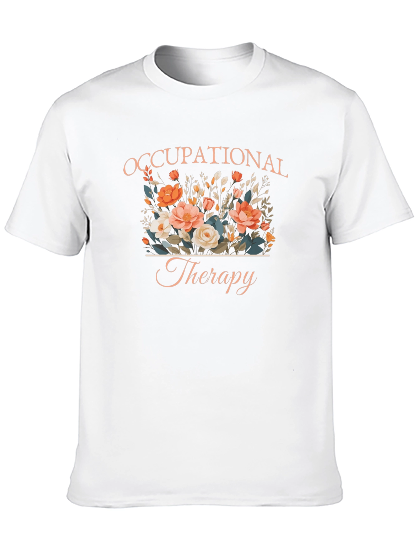 Floral Occupational Therapy T-Shirt