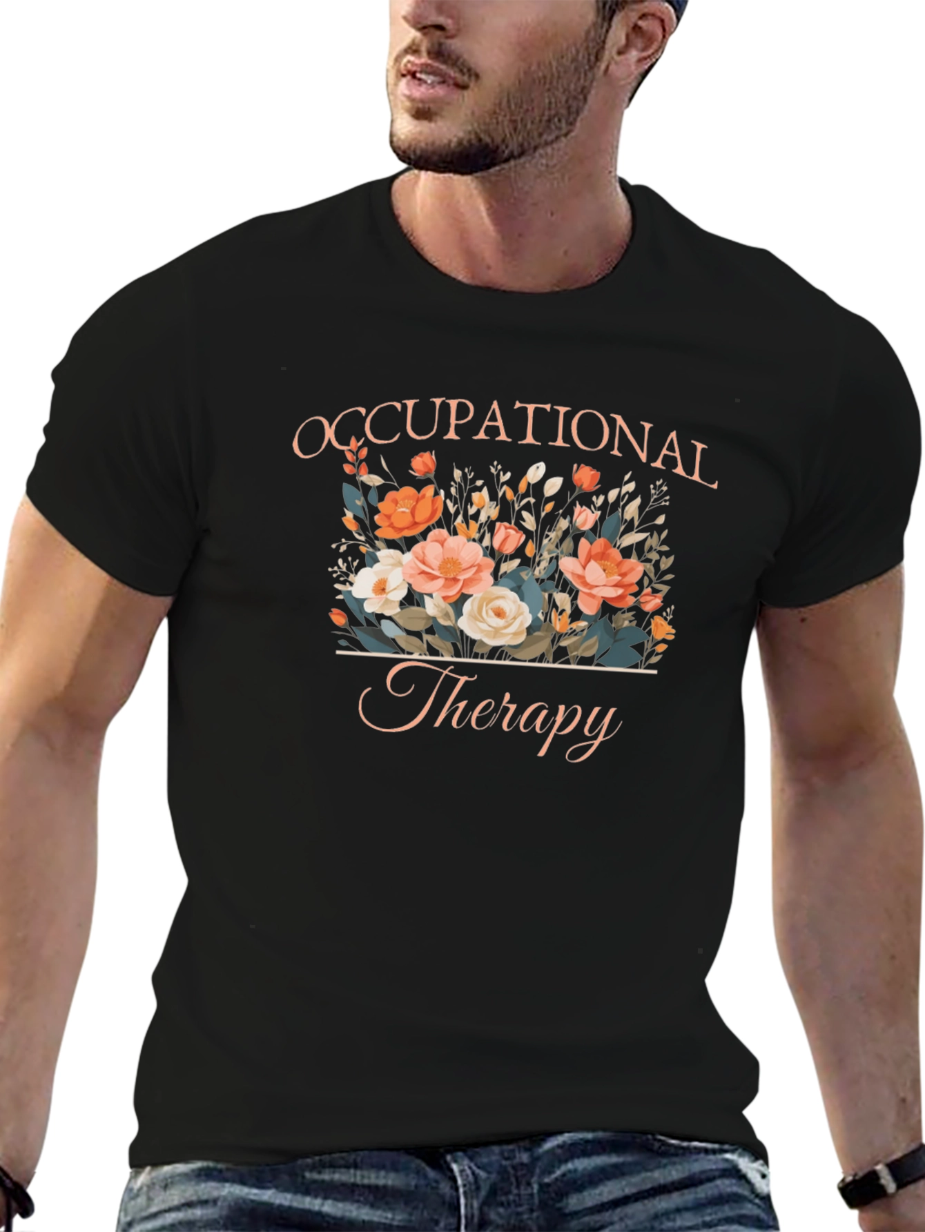 Floral Occupational Therapy T-Shirt