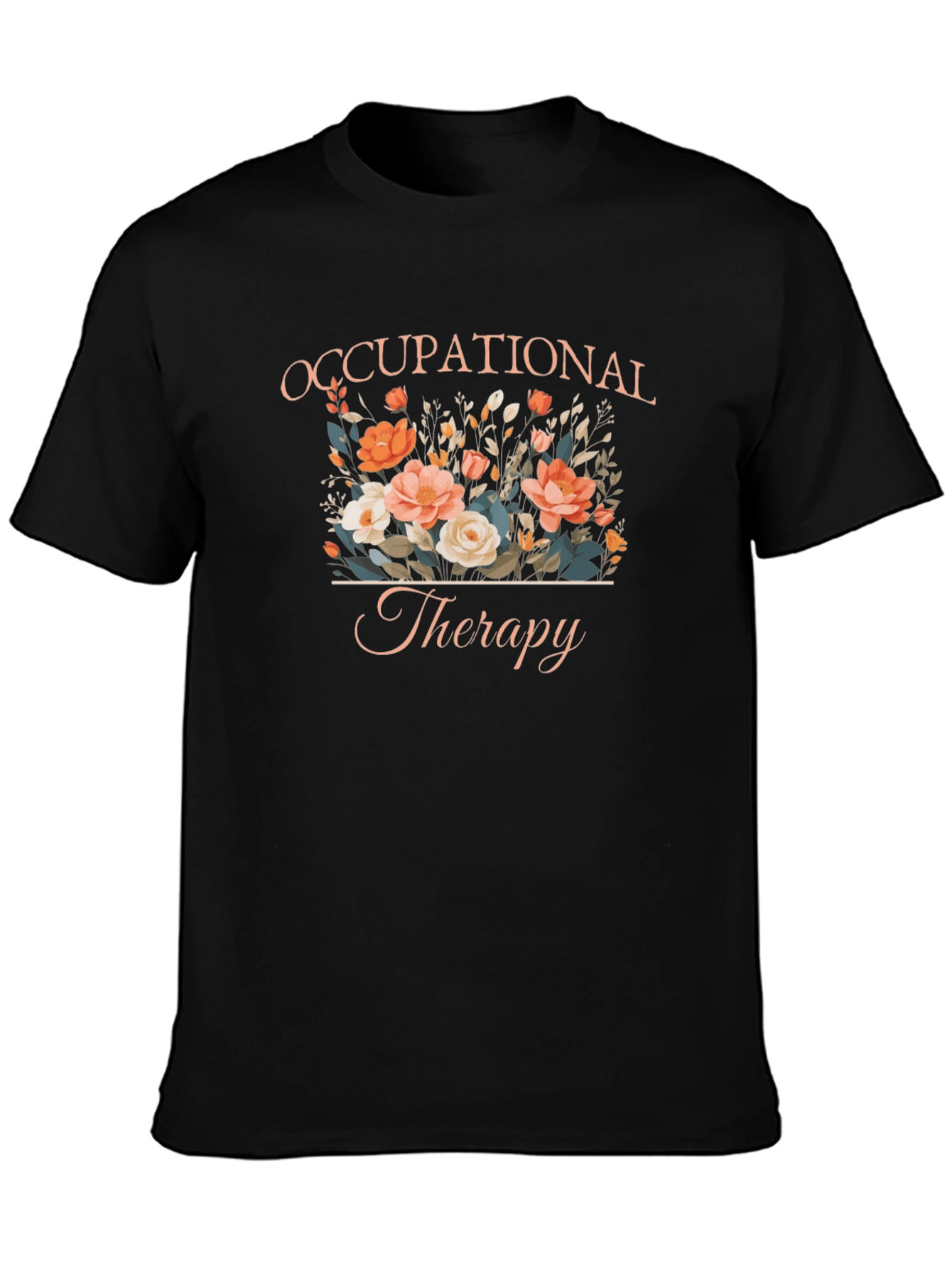 Floral Occupational Therapy T-Shirt