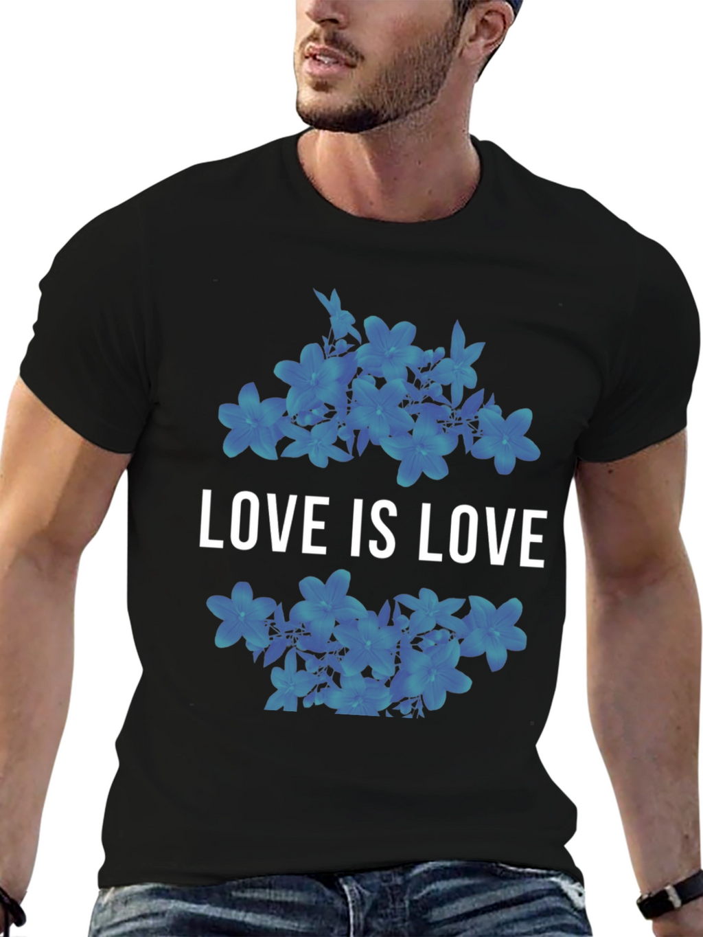Love is Love Floral Graphic Tee