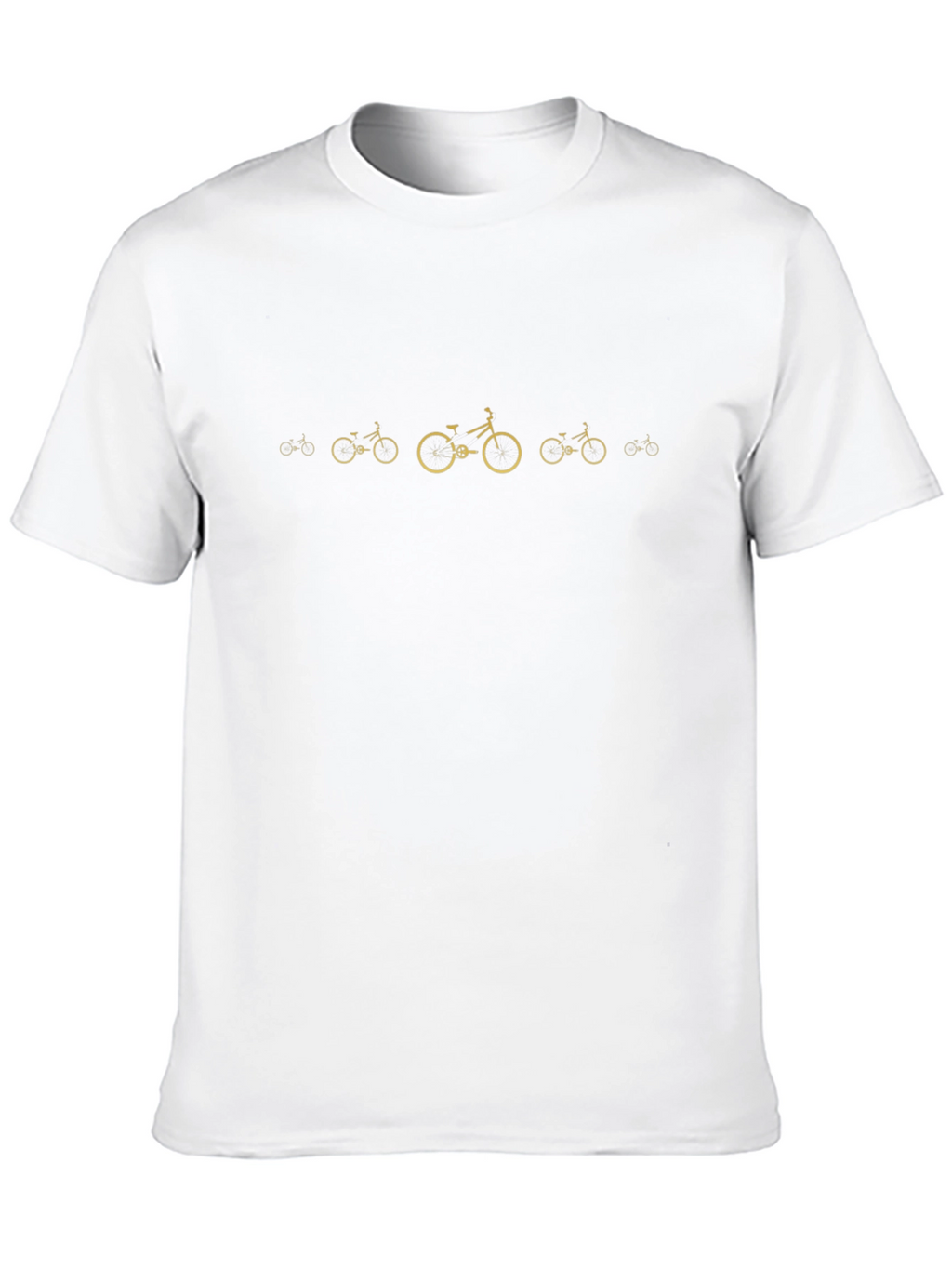Bicycle Graphic Print Tee - Black