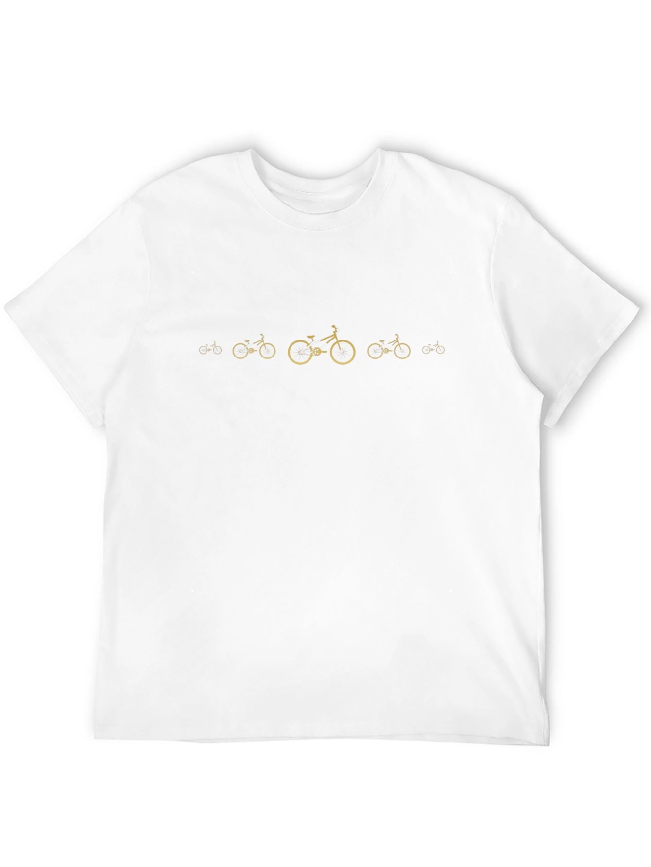 Bicycle Graphic Print Tee - Black