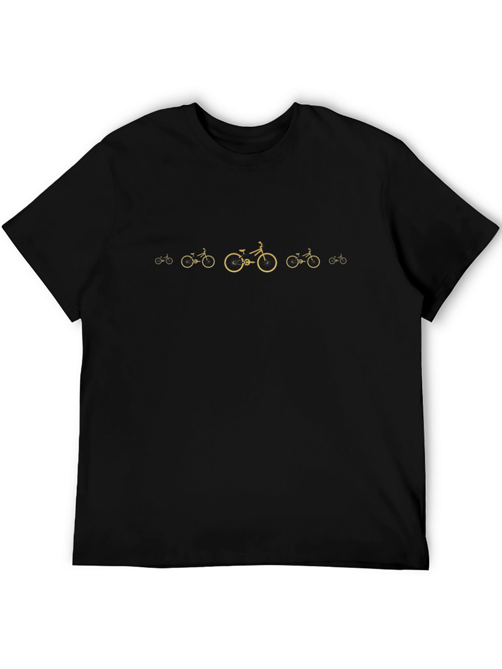Bicycle Graphic Print Tee - Black