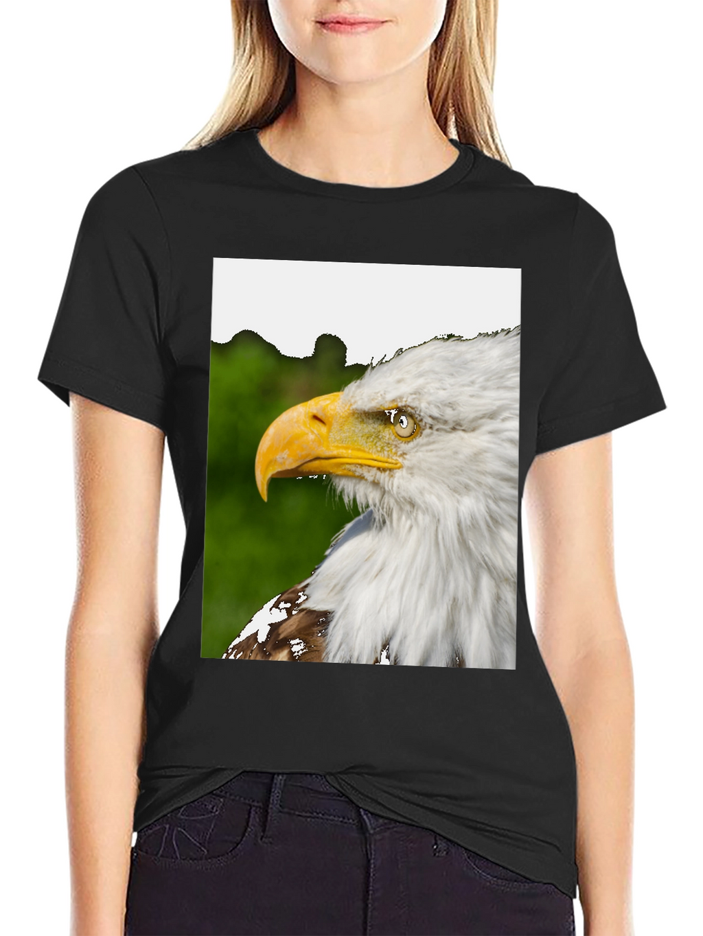 Eagle Graphic Black T-Shirt
