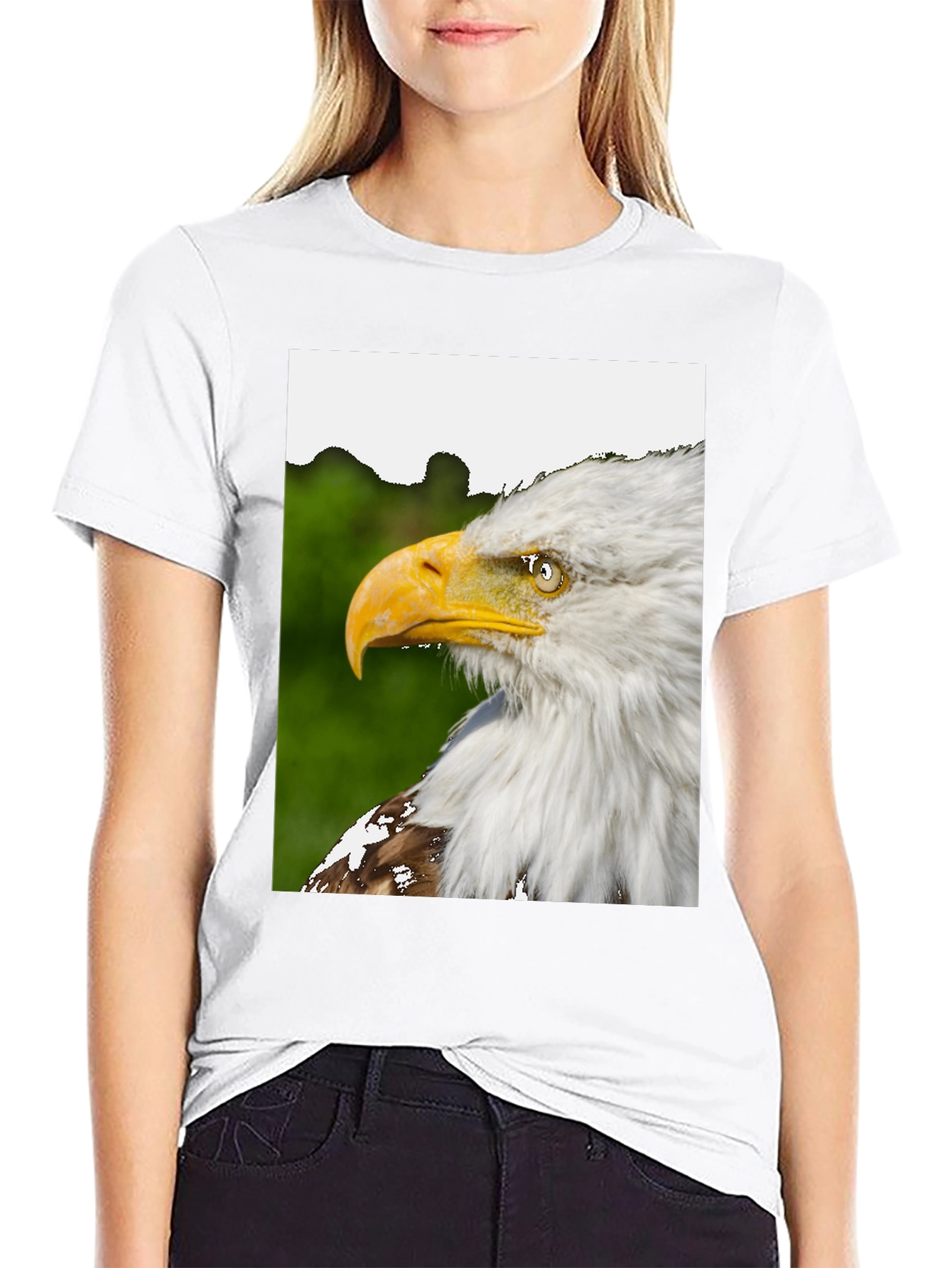 Eagle Graphic Black T-Shirt