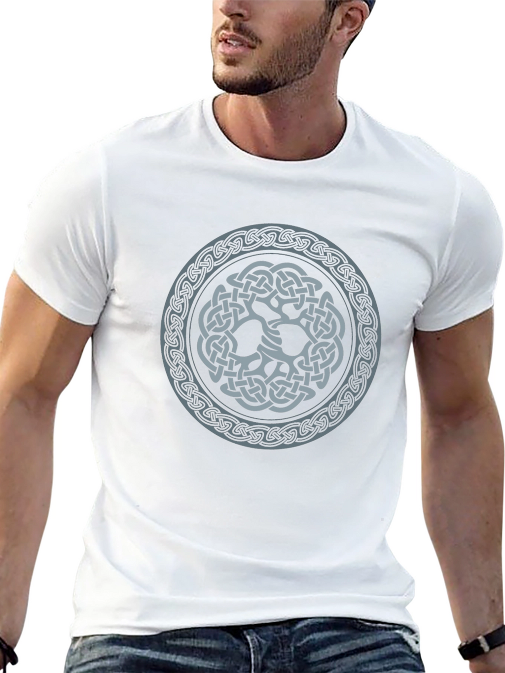 Celtic Knot Design Black T-Shirt