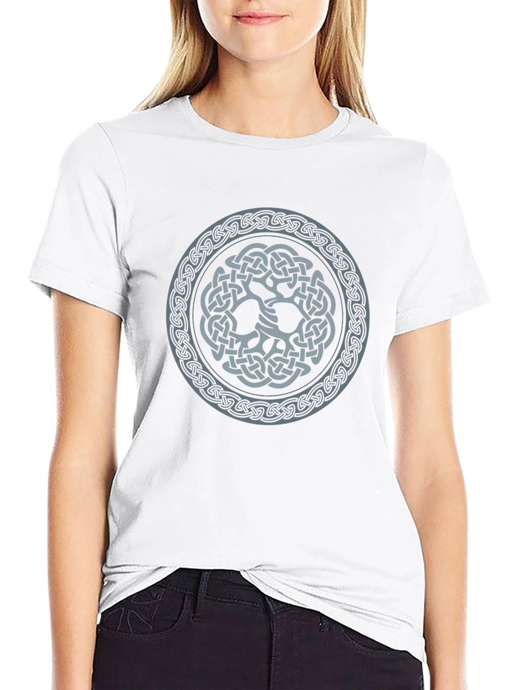 Celtic Knot Design Black T-Shirt