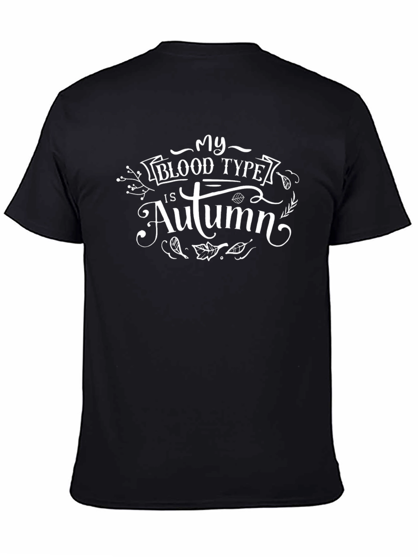 Autumn Blood Type Graphic Tee - Unisex Cotton Shirt