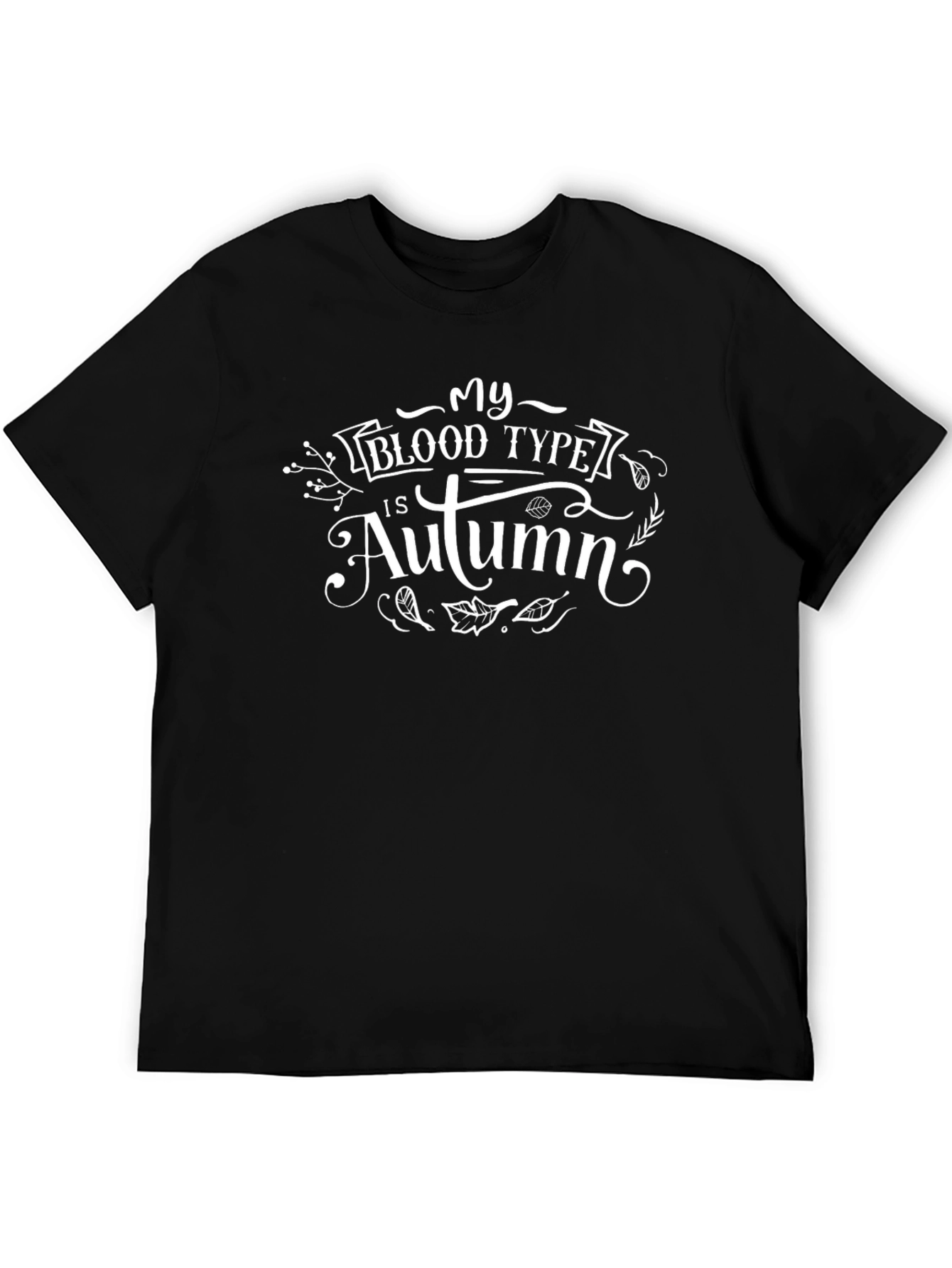 Autumn Blood Type Graphic Tee - Unisex Cotton Shirt