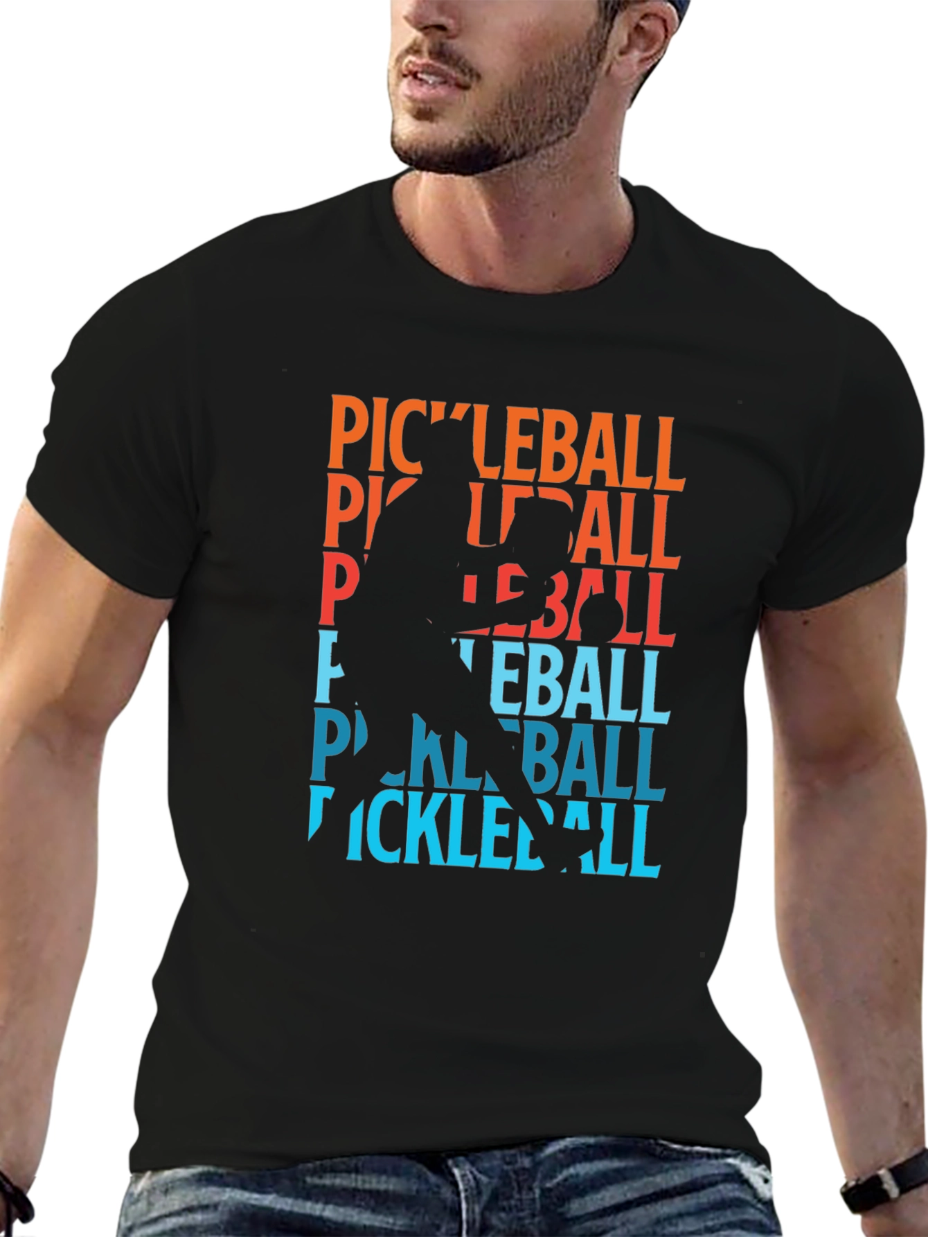 Pickleball Player Graphic T-Shirt - Cool Sports Tee