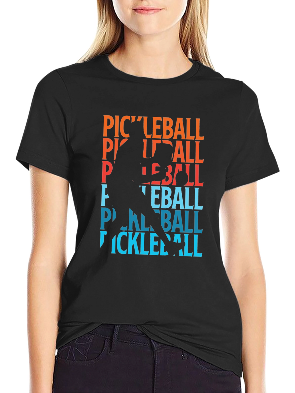 Pickleball Player Graphic T-Shirt - Cool Sports Tee