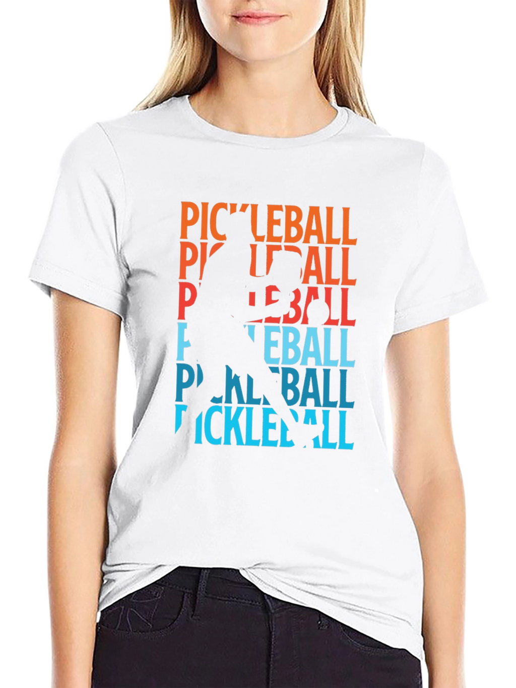 Pickleball Player Graphic T-Shirt - Cool Sports Tee