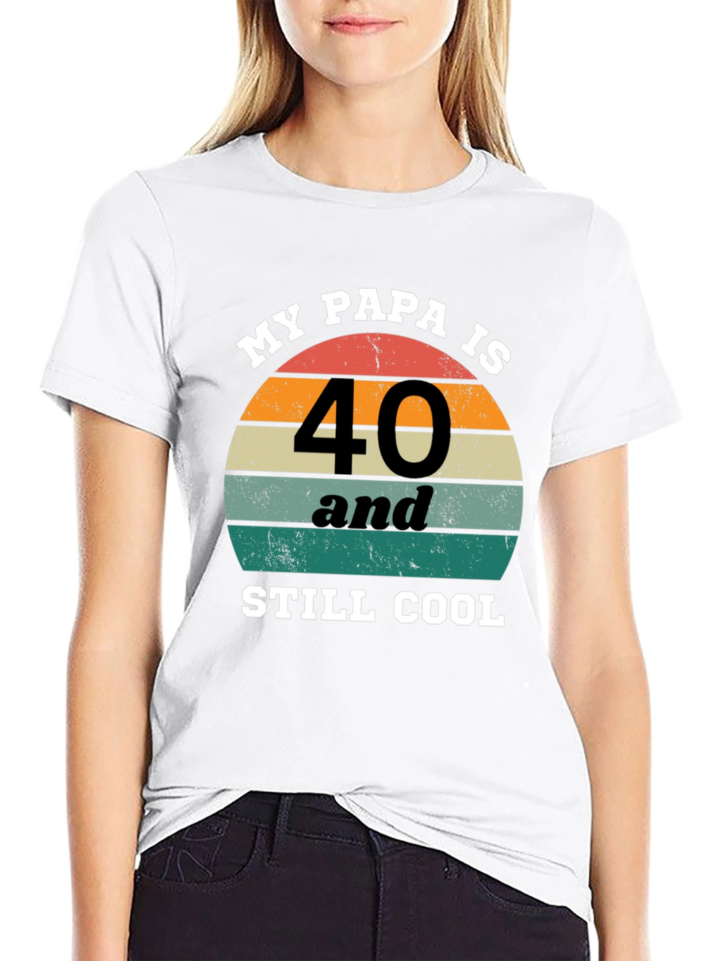 My Papa Is 40 and Still Cool T-Shirt