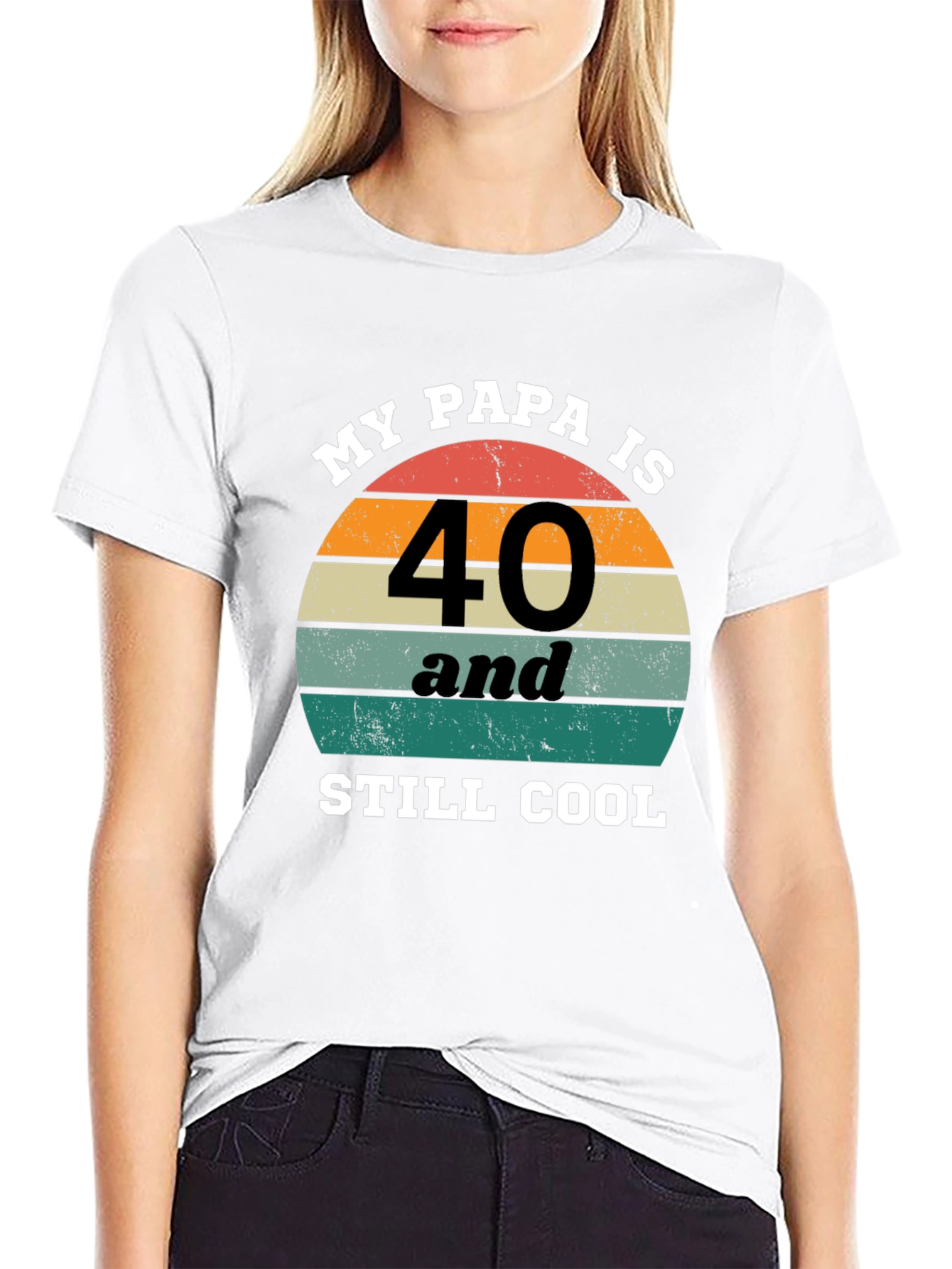My Papa Is 40 and Still Cool T-Shirt