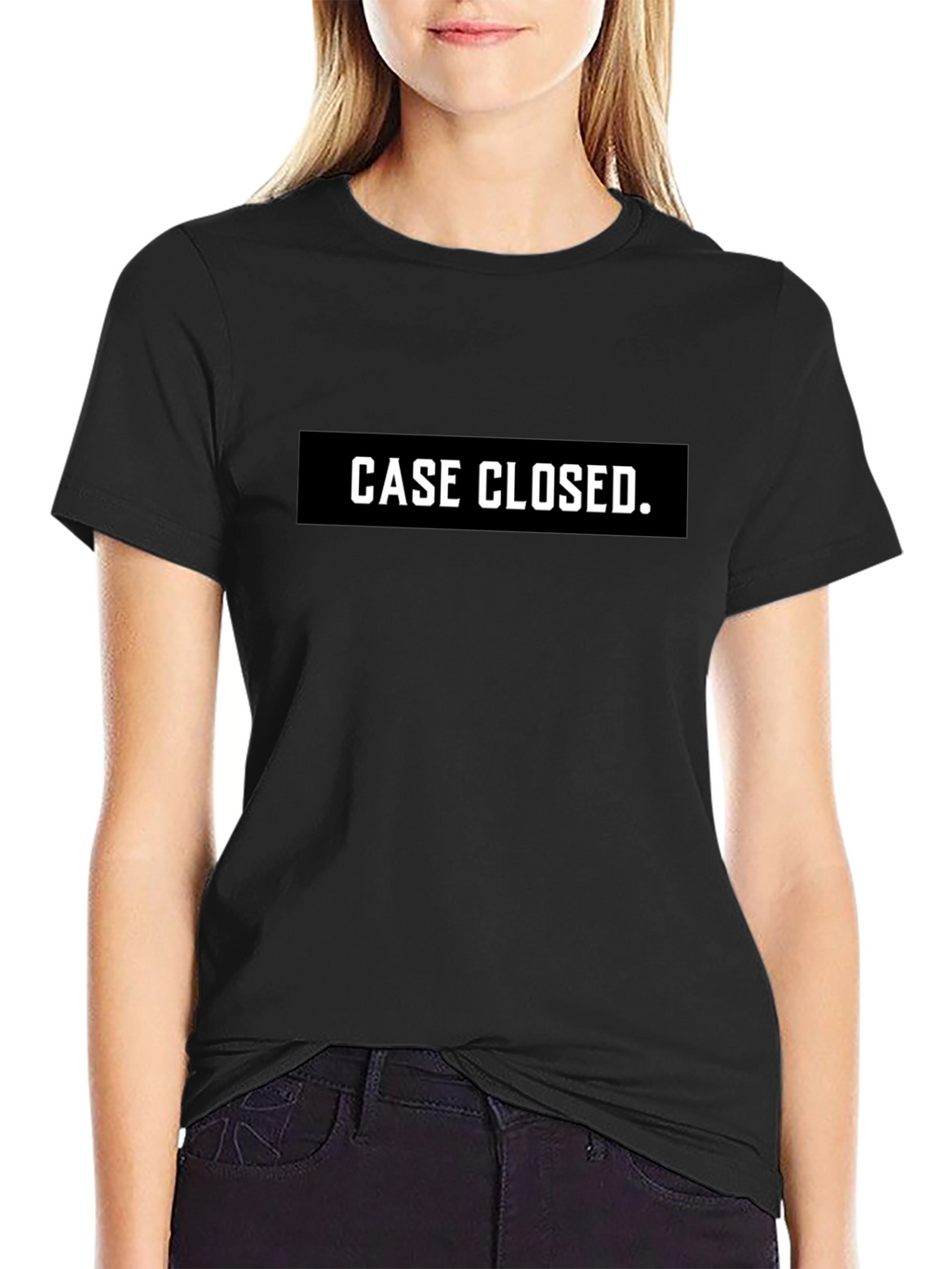 Case Closed Black T-Shirt - Statement Tee