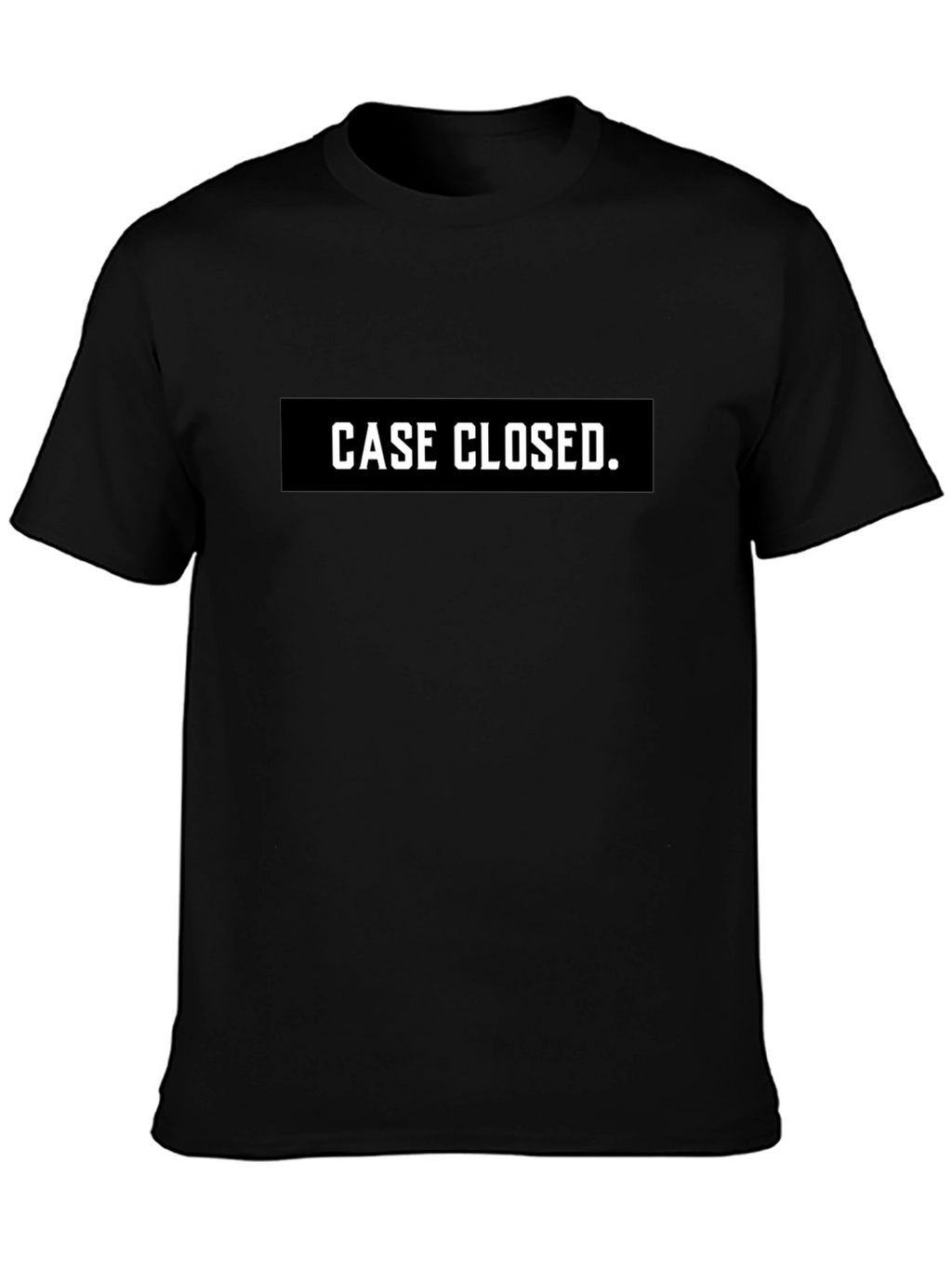 Case Closed Black T-Shirt - Statement Tee