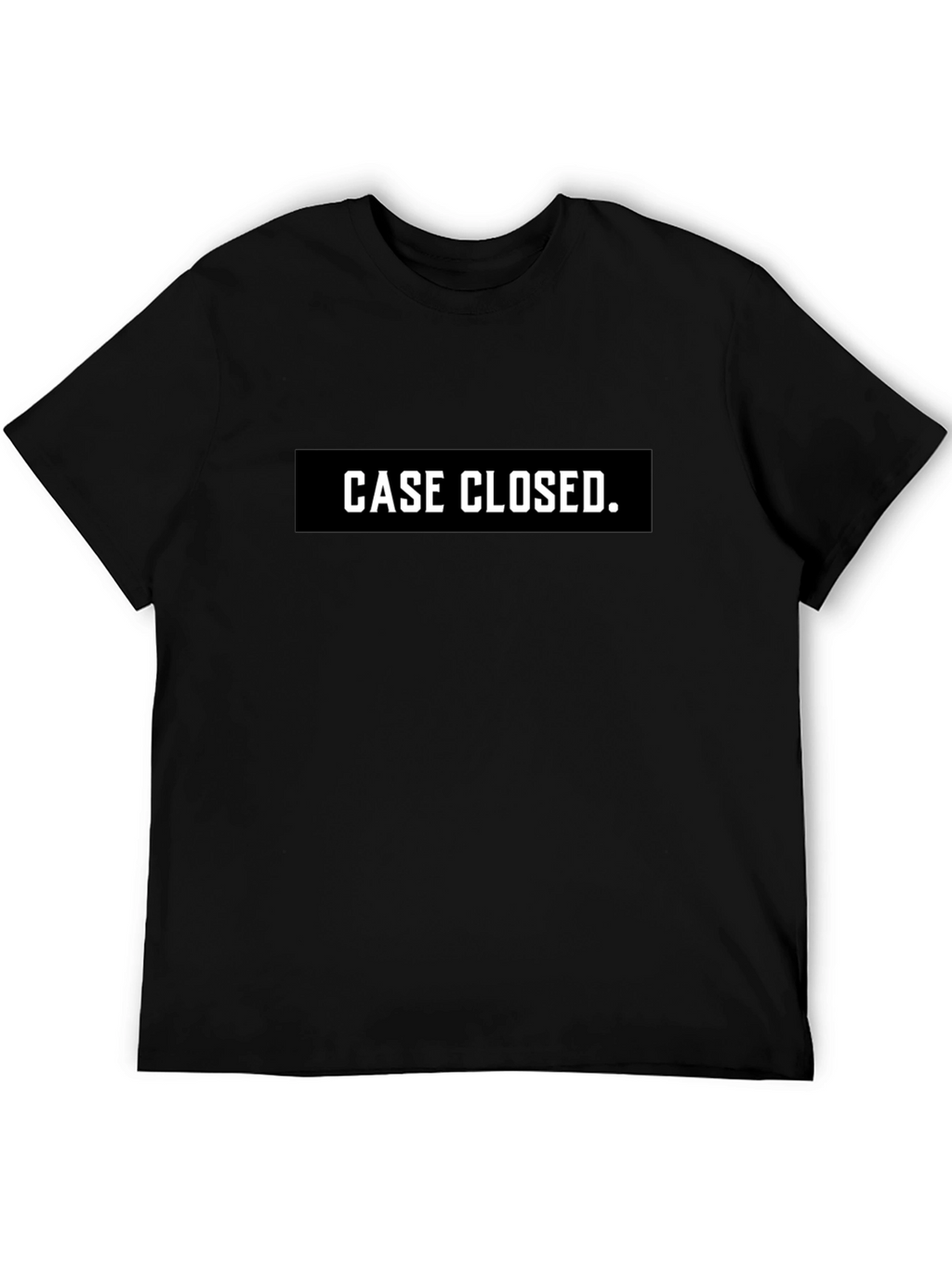Case Closed Black T-Shirt - Statement Tee