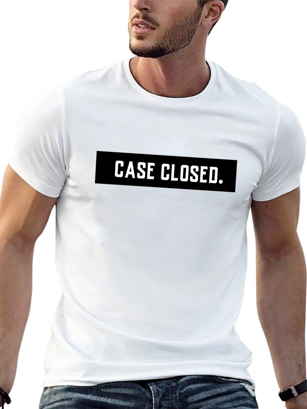 Case Closed Black T-Shirt - Statement Tee