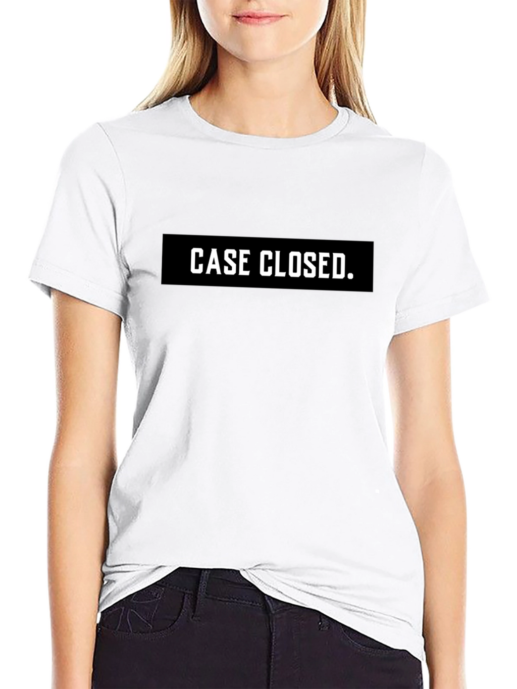 Case Closed Black T-Shirt - Statement Tee