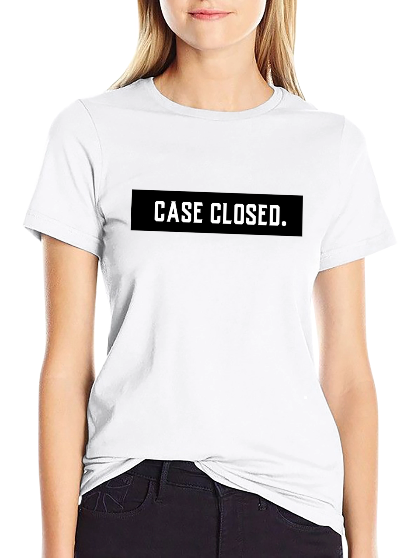Case Closed Black T-Shirt - Statement Tee