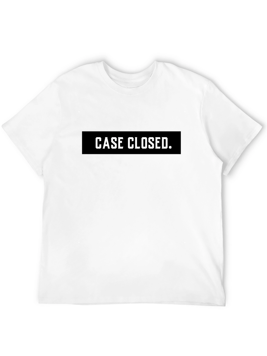 Case Closed Black T-Shirt - Statement Tee