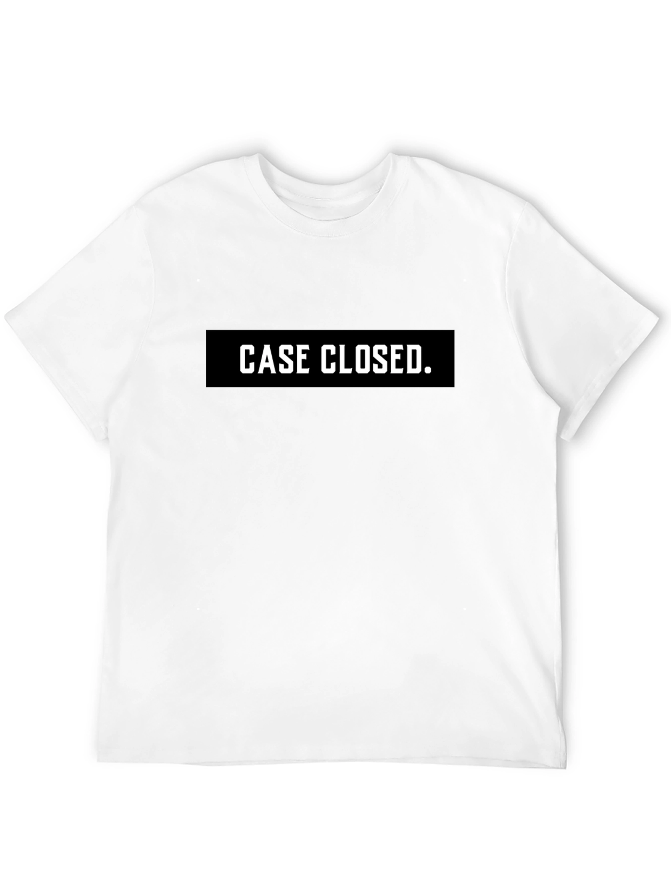 Case Closed Black T-Shirt - Statement Tee