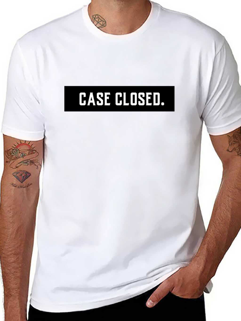 Case Closed Black T-Shirt - Statement Tee