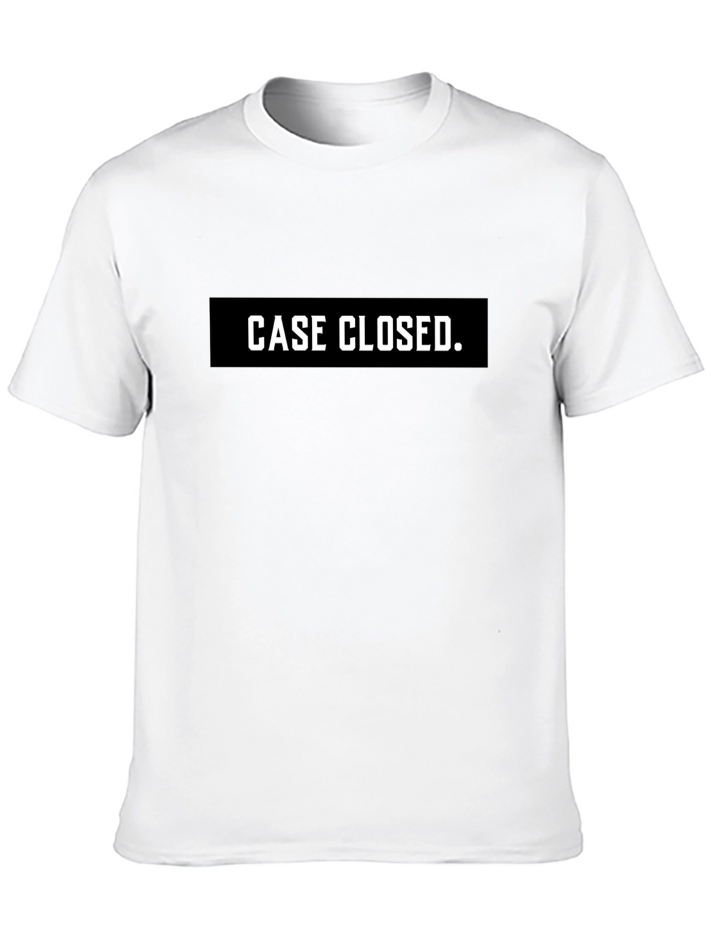 Case Closed Black T-Shirt - Statement Tee