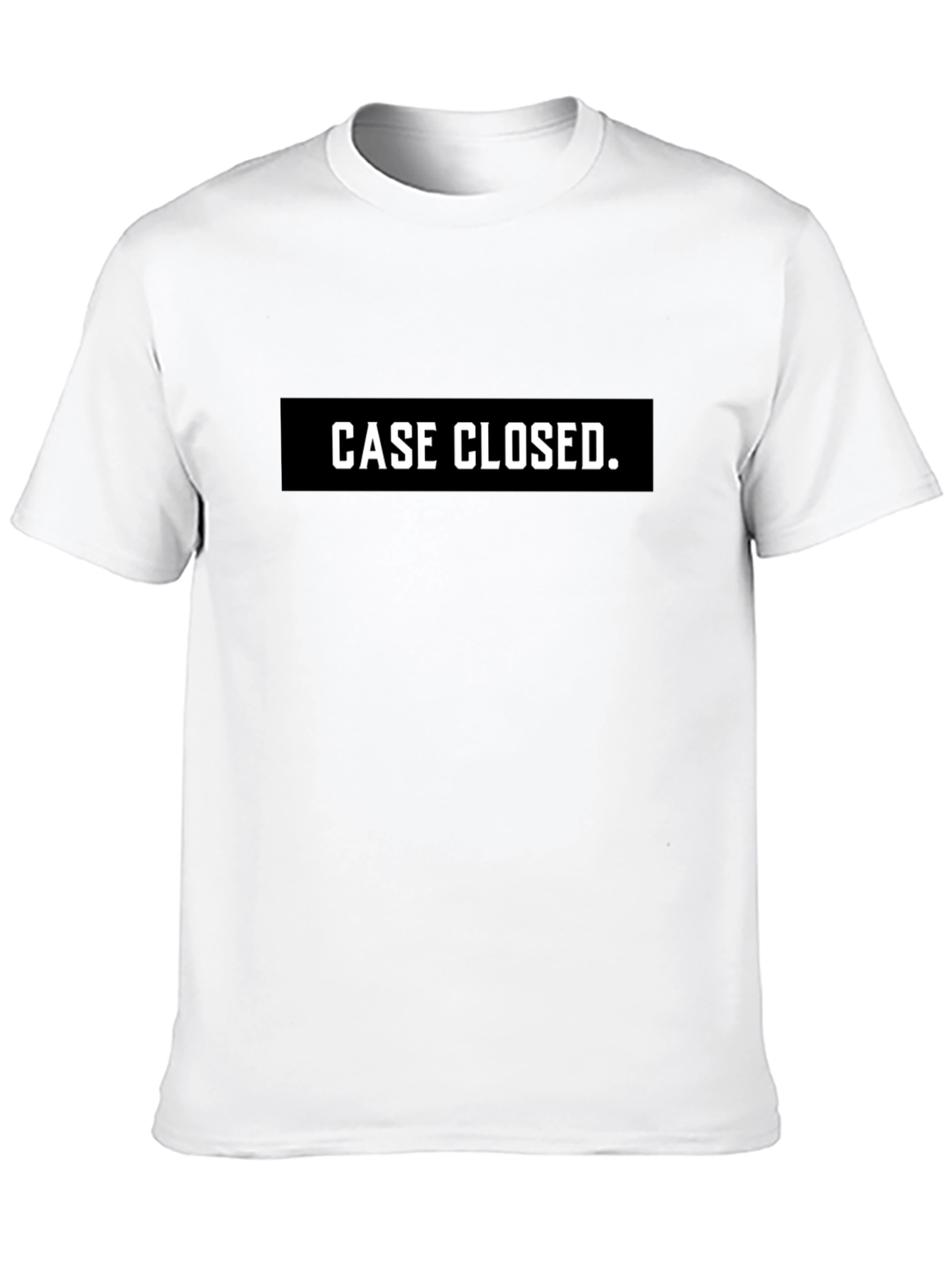 Case Closed Black T-Shirt - Statement Tee