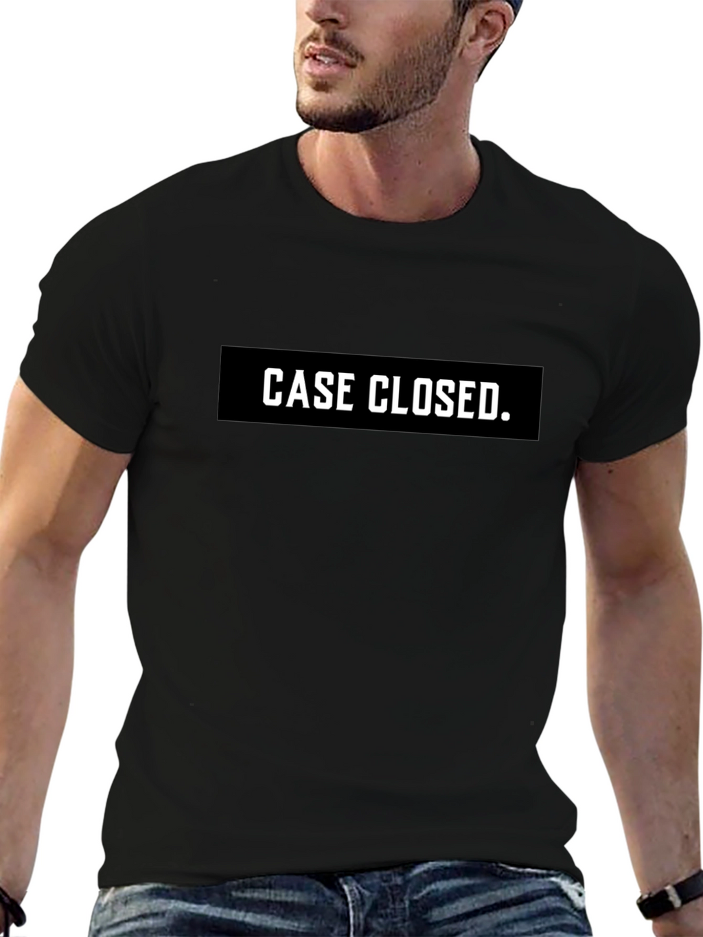Case Closed Black T-Shirt - Statement Tee