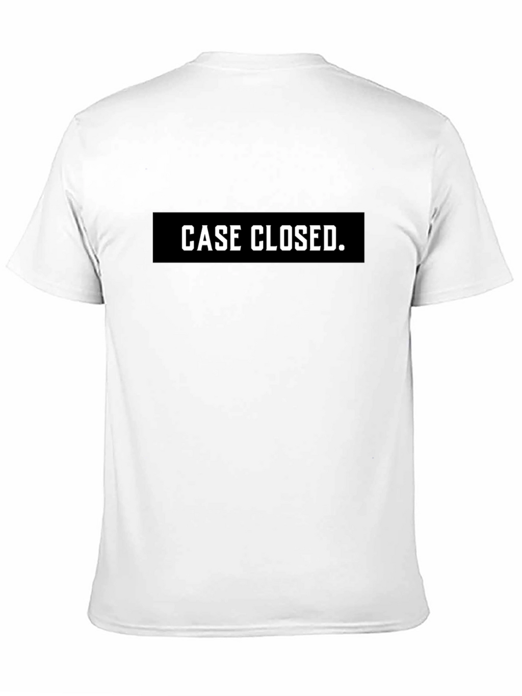 Case Closed Black T-Shirt - Statement Tee