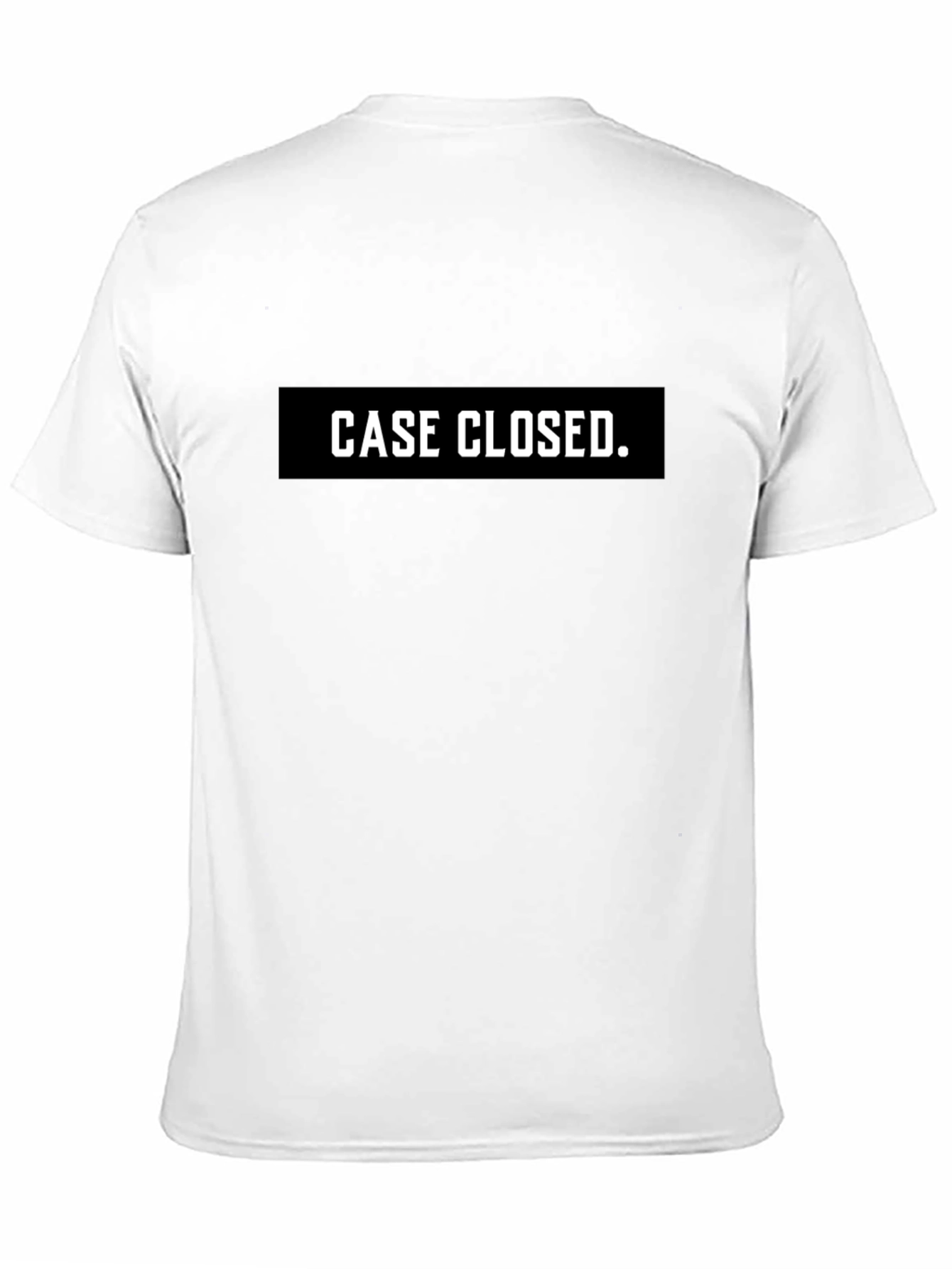 Case Closed Black T-Shirt - Statement Tee