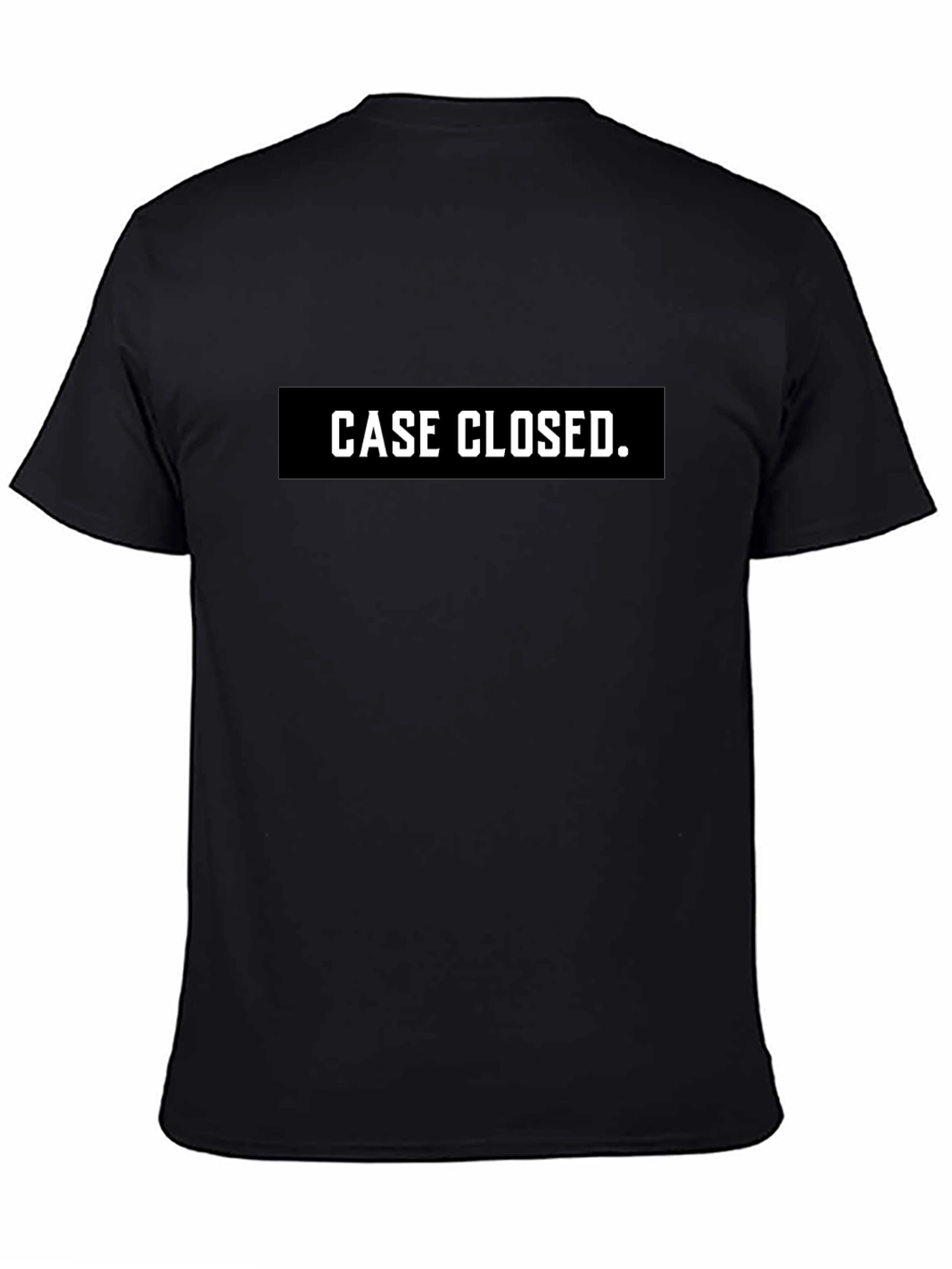 Case Closed Black T-Shirt - Statement Tee