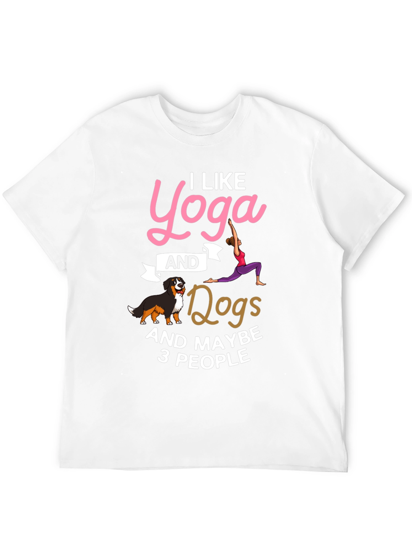 Yoga Dogs & Maybe 3 People Graphic Tee