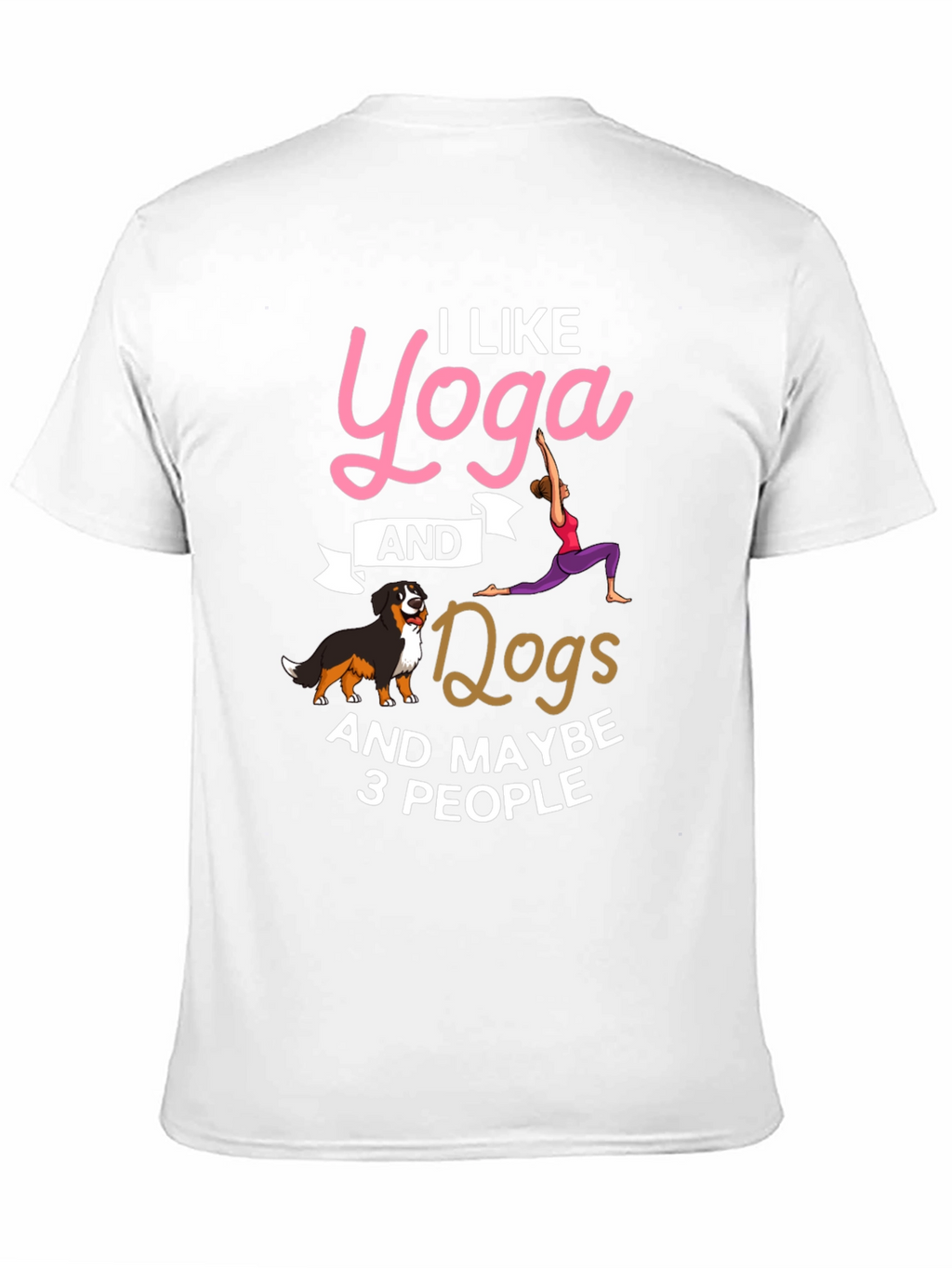 Yoga Dogs & Maybe 3 People Graphic Tee