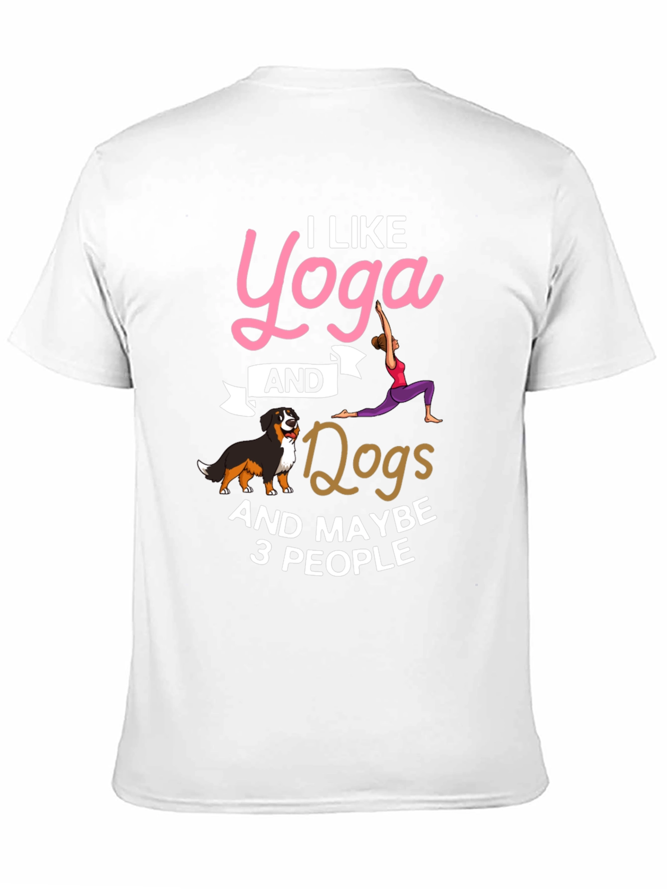 Yoga Dogs & Maybe 3 People Graphic Tee