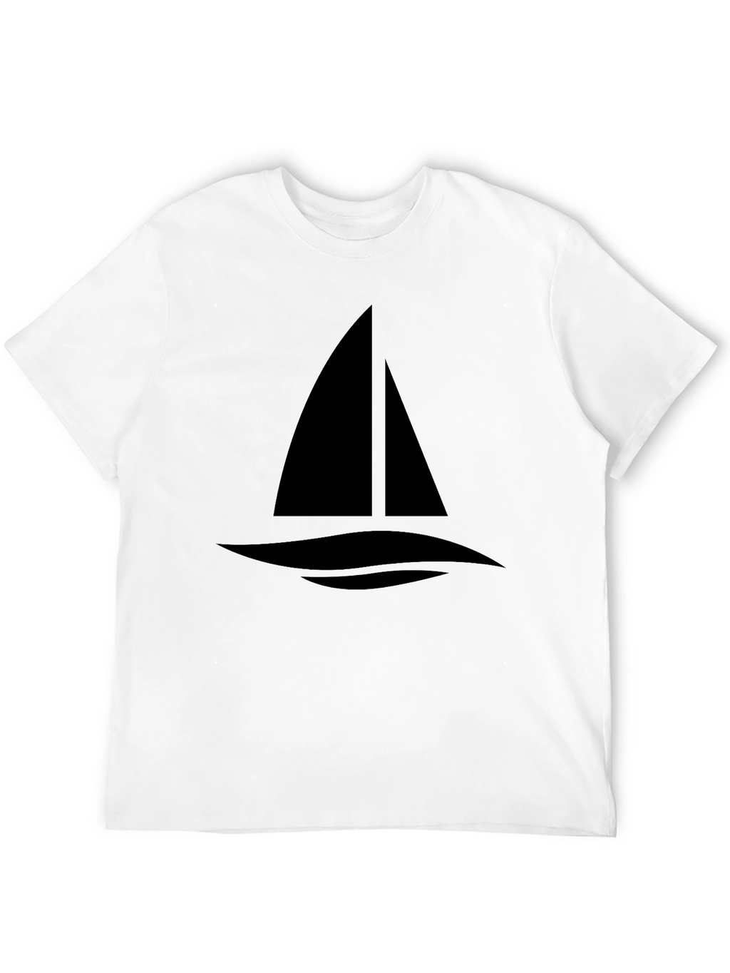 Sailing Graphic Tee - Classic Black Cotton T-Shirt