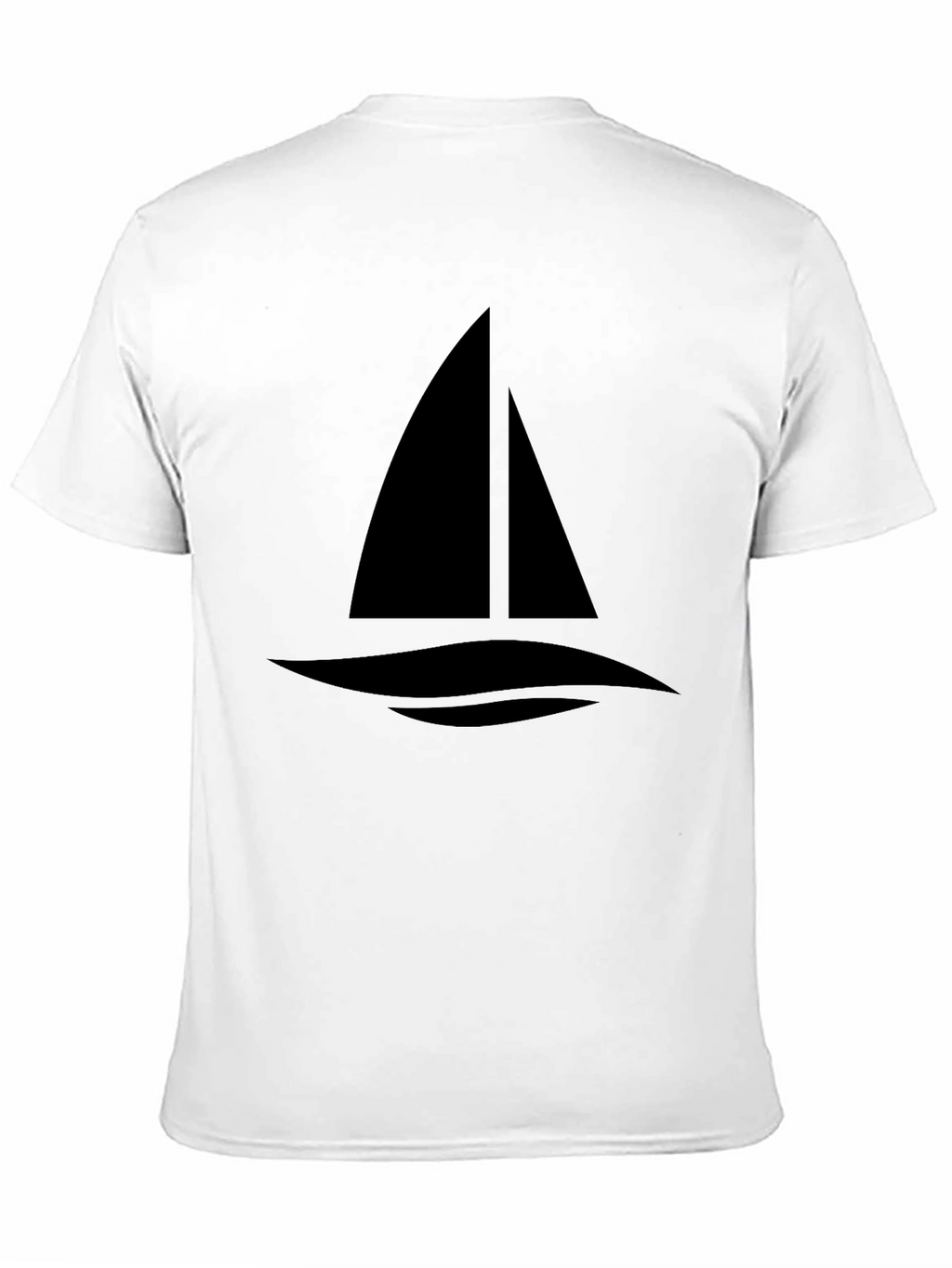 Sailing Graphic Tee - Classic Black Cotton T-Shirt