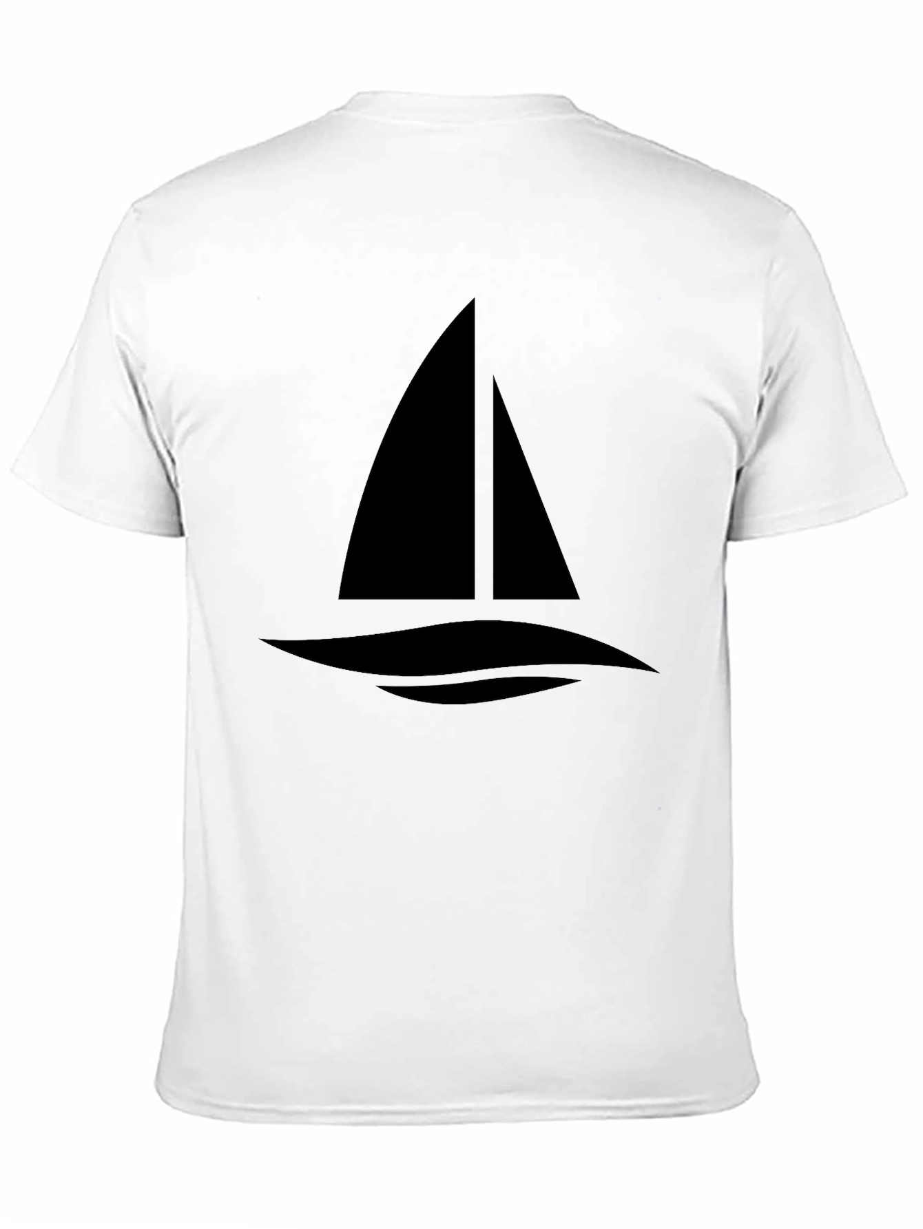 Sailing Graphic Tee - Classic Black Cotton T-Shirt