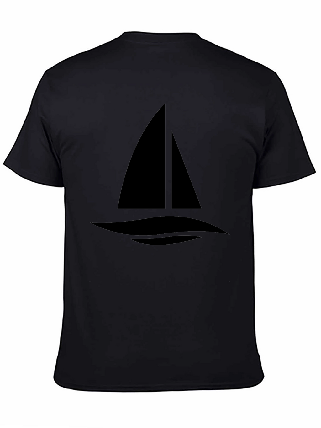Sailing Graphic Tee - Classic Black Cotton T-Shirt