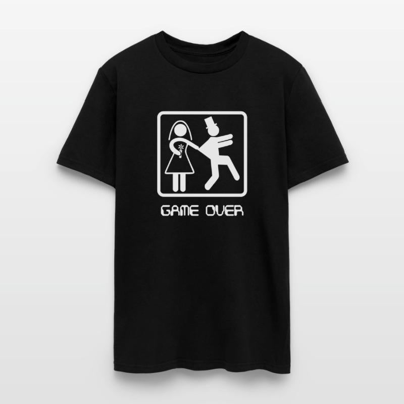 Game Over Video Gamer Bachelor Wedding Groom