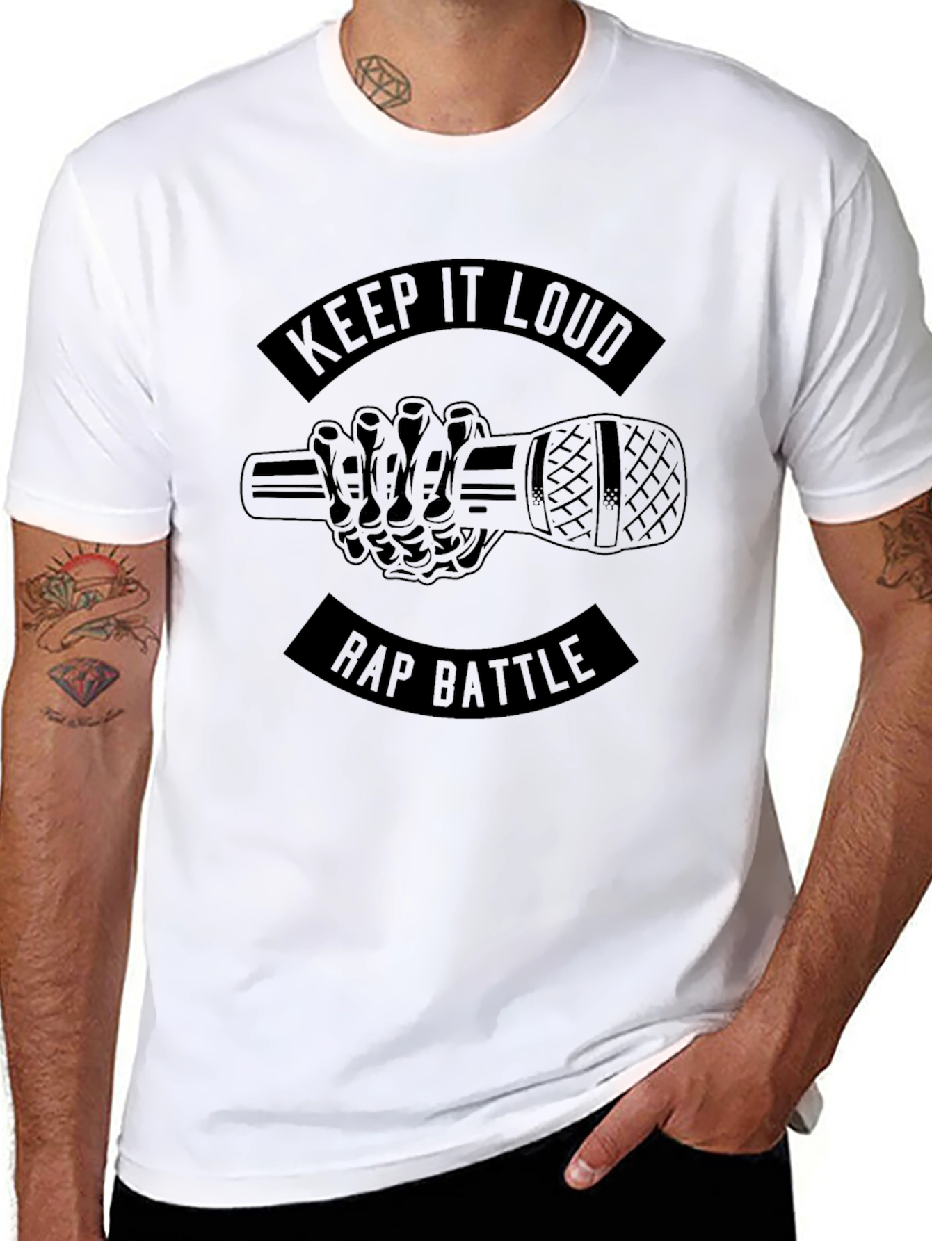 Keep It Loud Rap Battle Graphic Tee