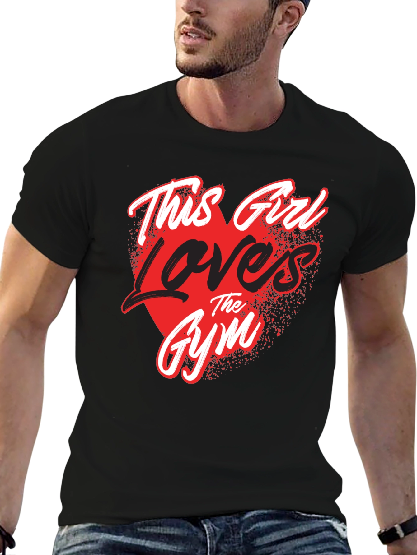 This Girl Loves the Gym T-Shirt - Workout Motivation