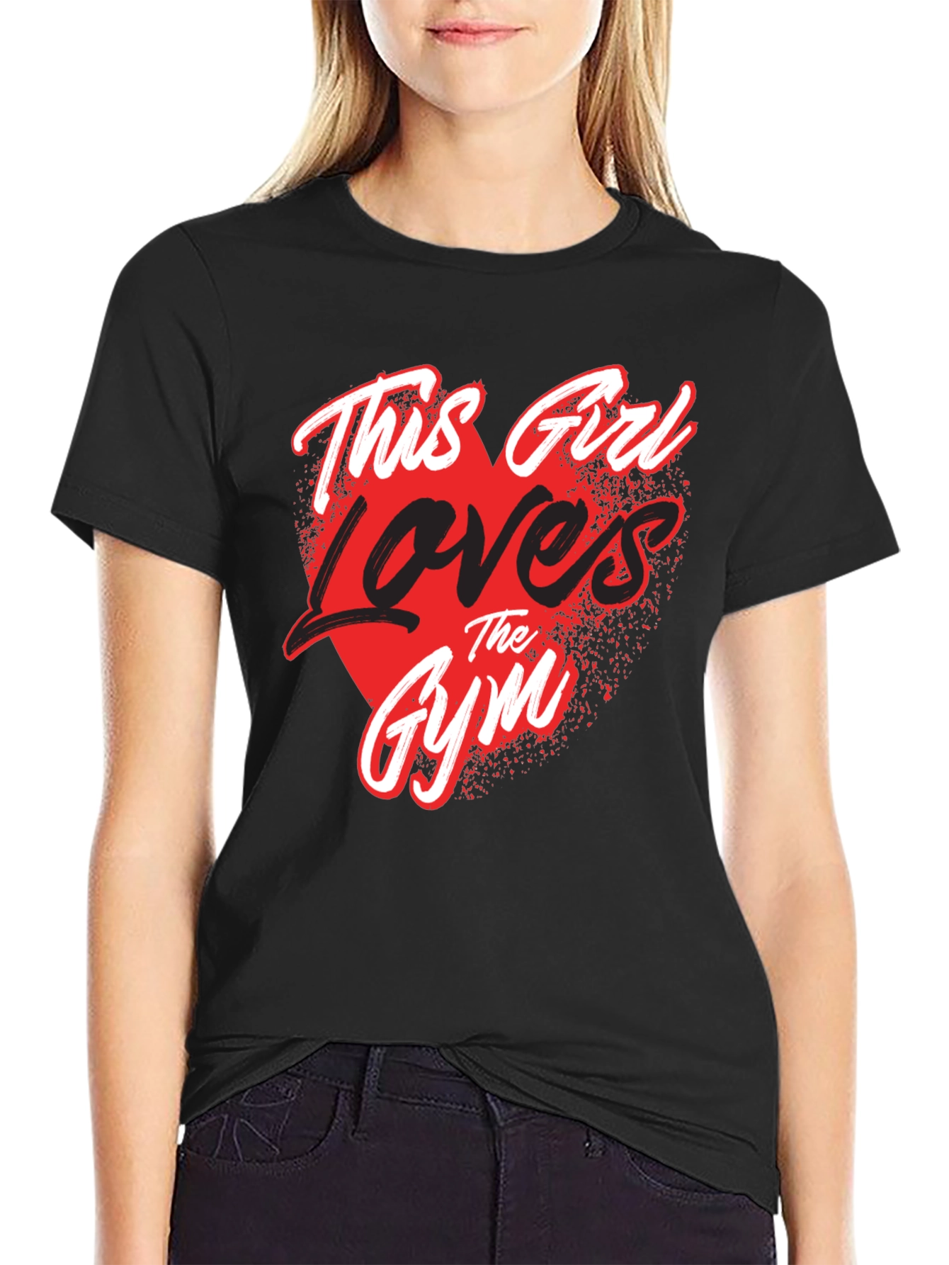 This Girl Loves the Gym T-Shirt - Workout Motivation