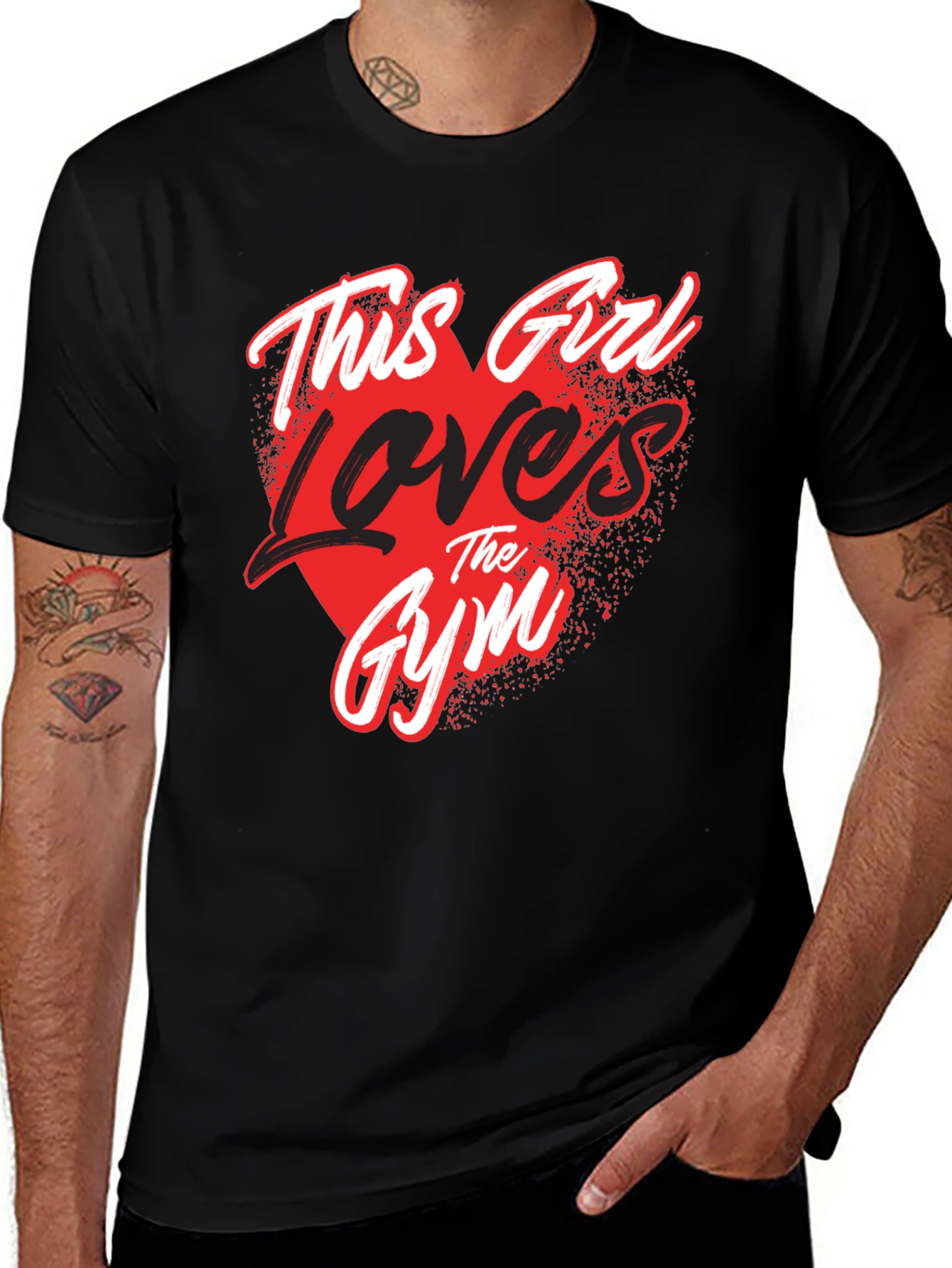 This Girl Loves the Gym T-Shirt - Workout Motivation