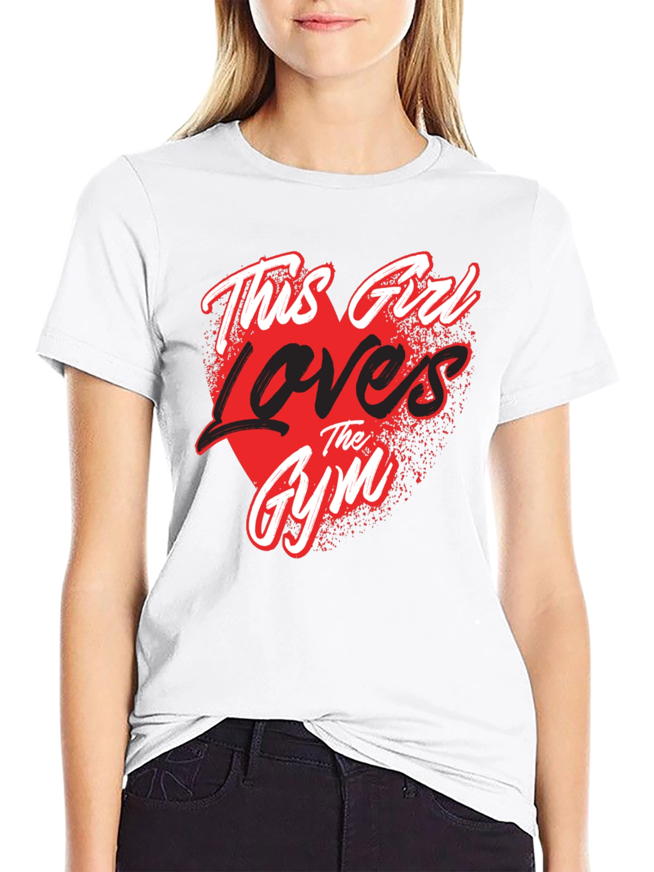 This Girl Loves the Gym T-Shirt - Workout Motivation