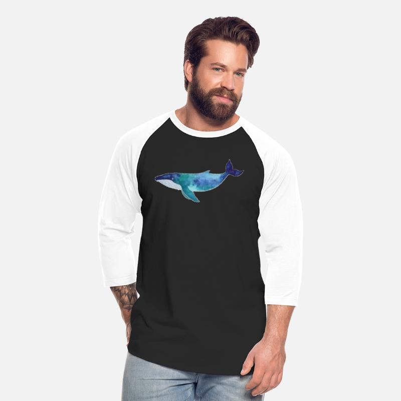 Gentle Whale with Ocean Inspired Colors