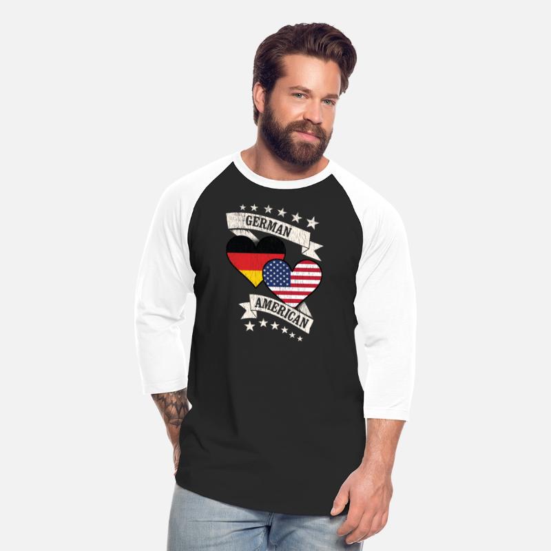 German American Heart Flags Germany America