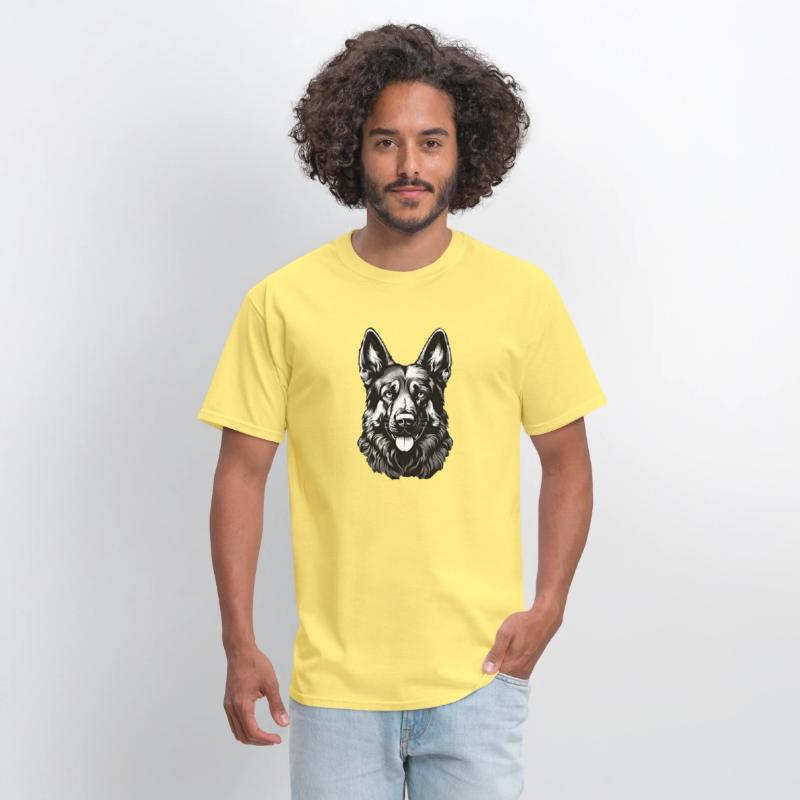 German Shepherd guard dog dad pet beautiful puppy