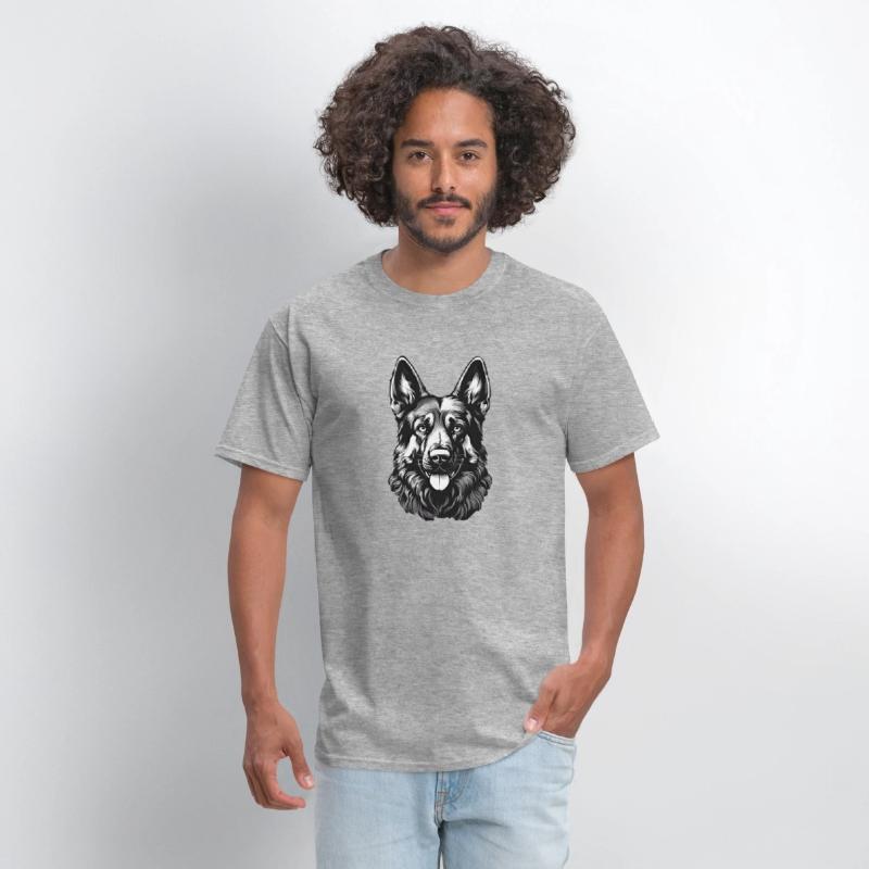 German Shepherd guard dog dad pet beautiful puppy